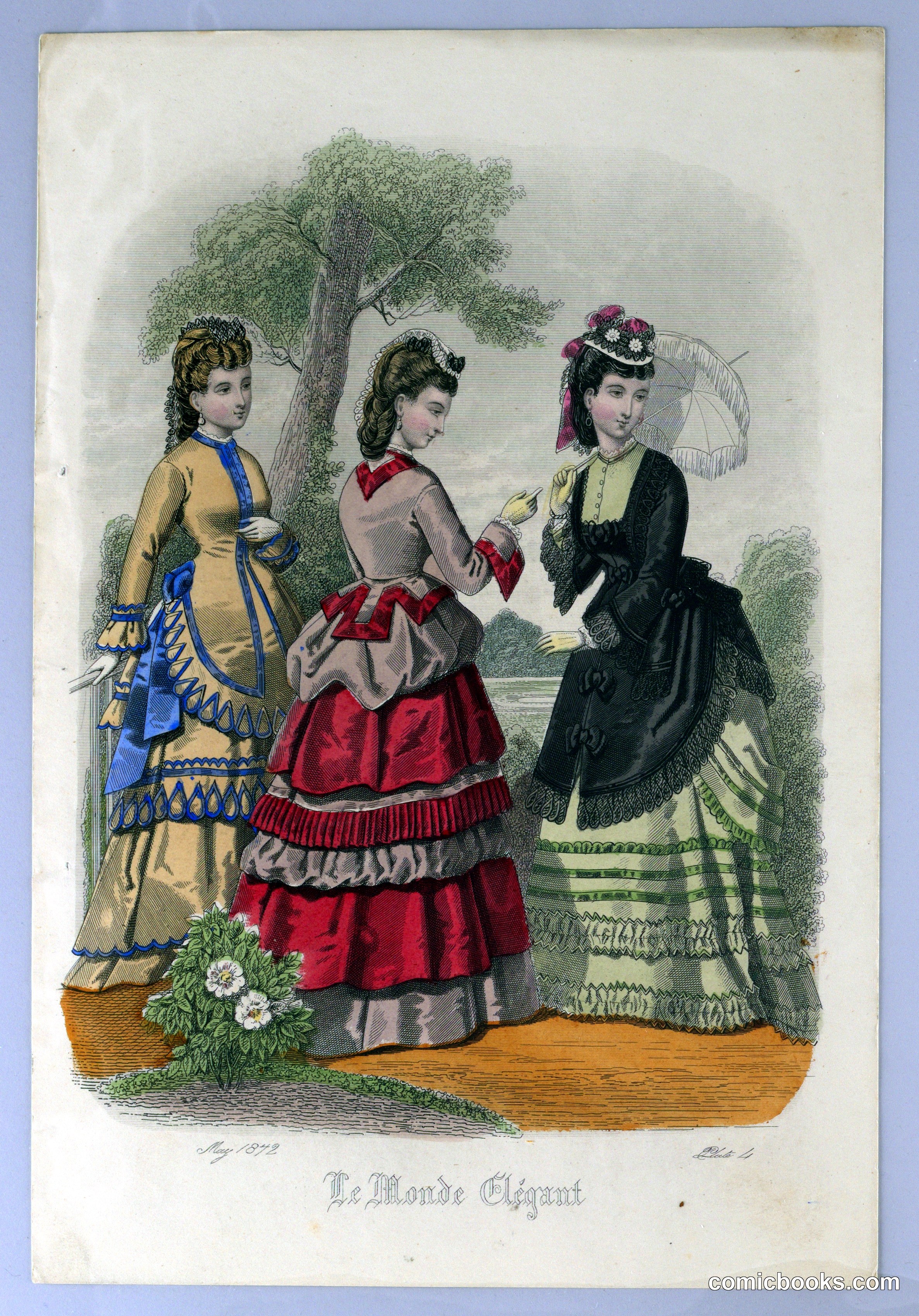 Fashion Plate from Le Monde Élégant