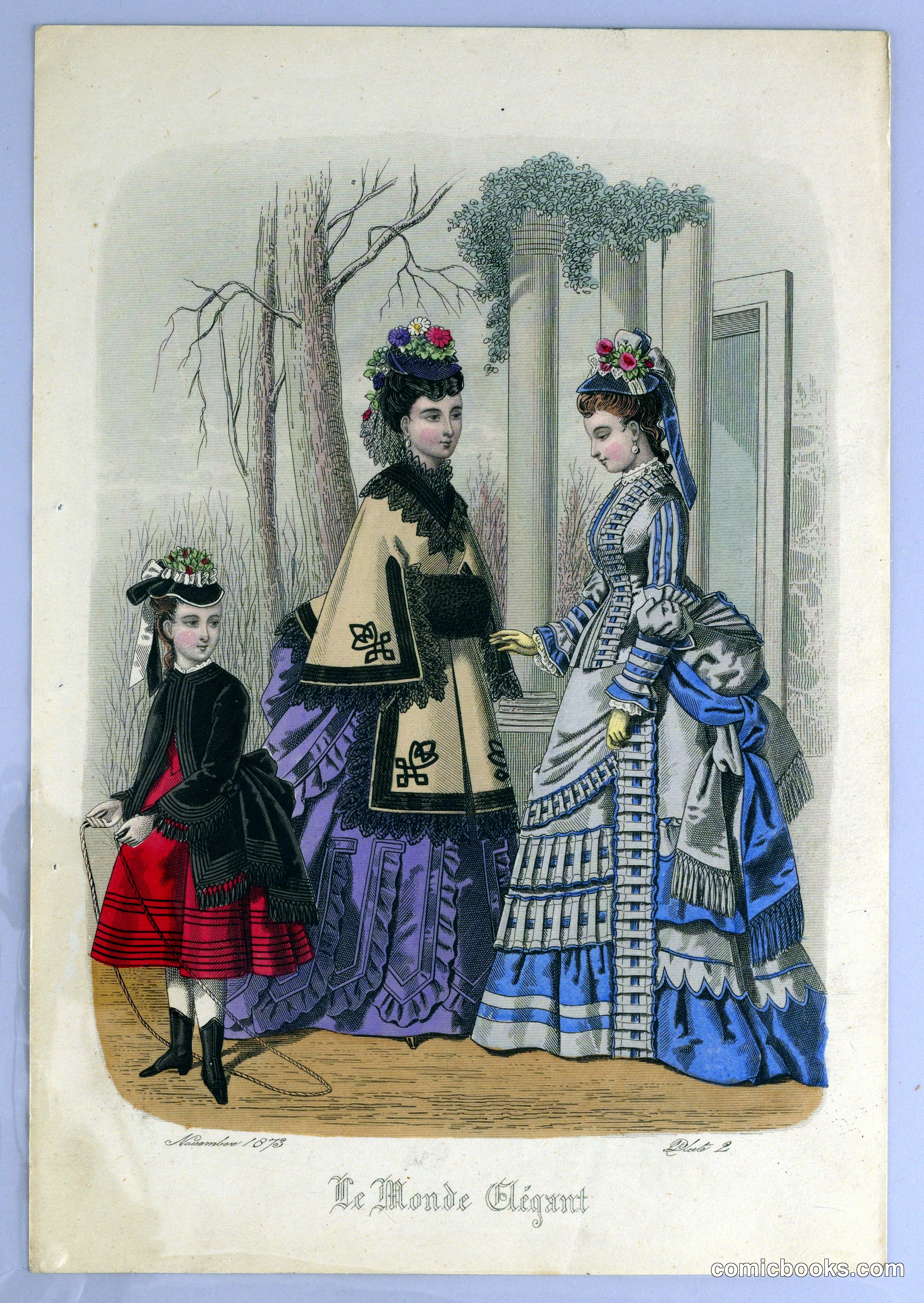 Fashion Plate from Le Monde Elégant