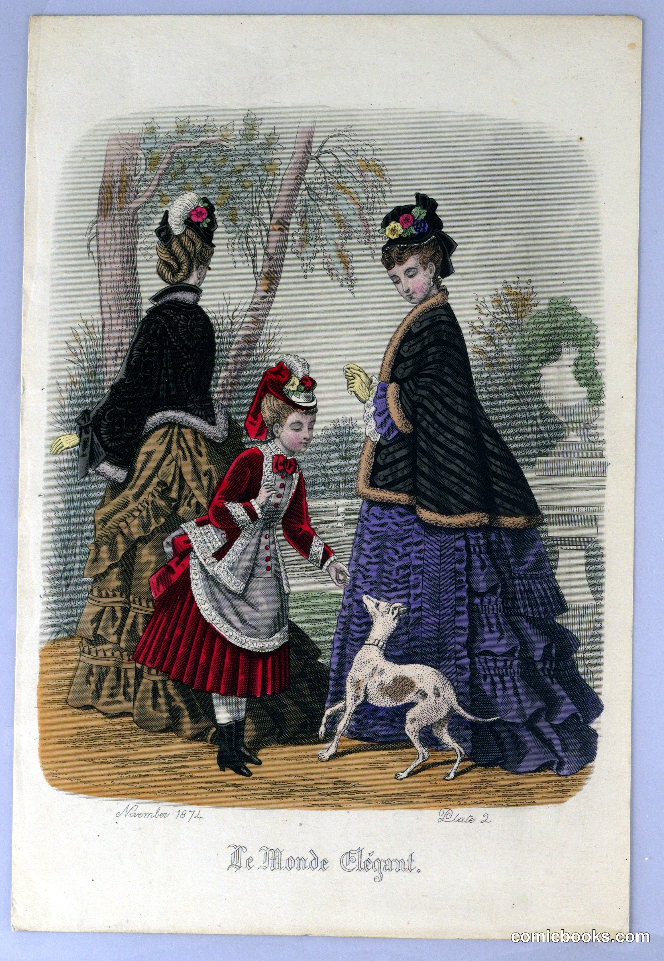 Fashion Plate from Le Monde Élégant