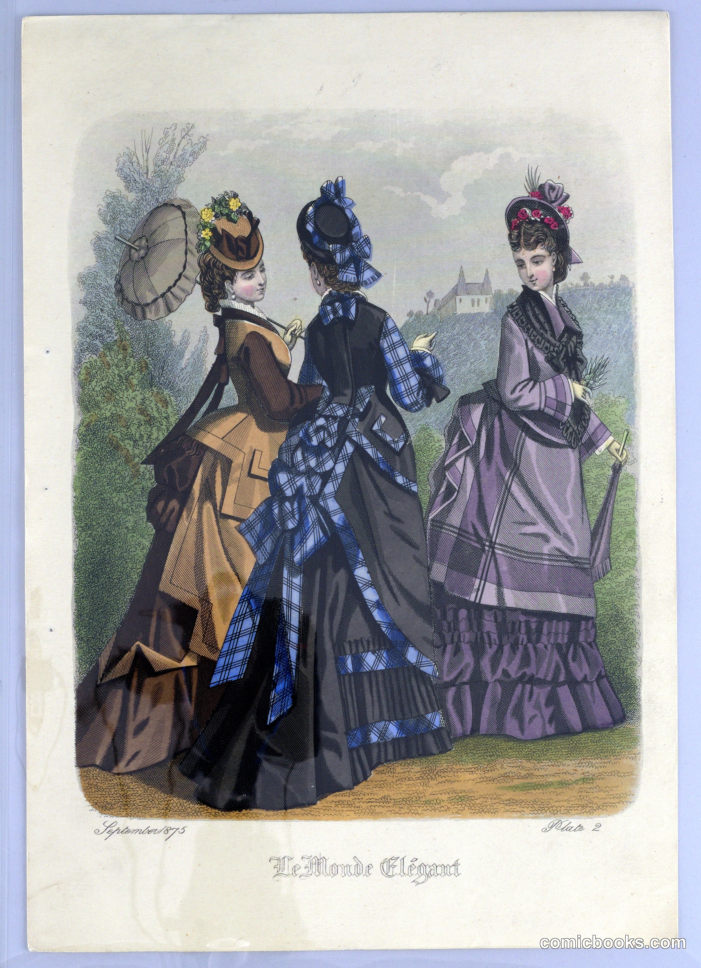 Fashion Plate from Le Monde Élégant