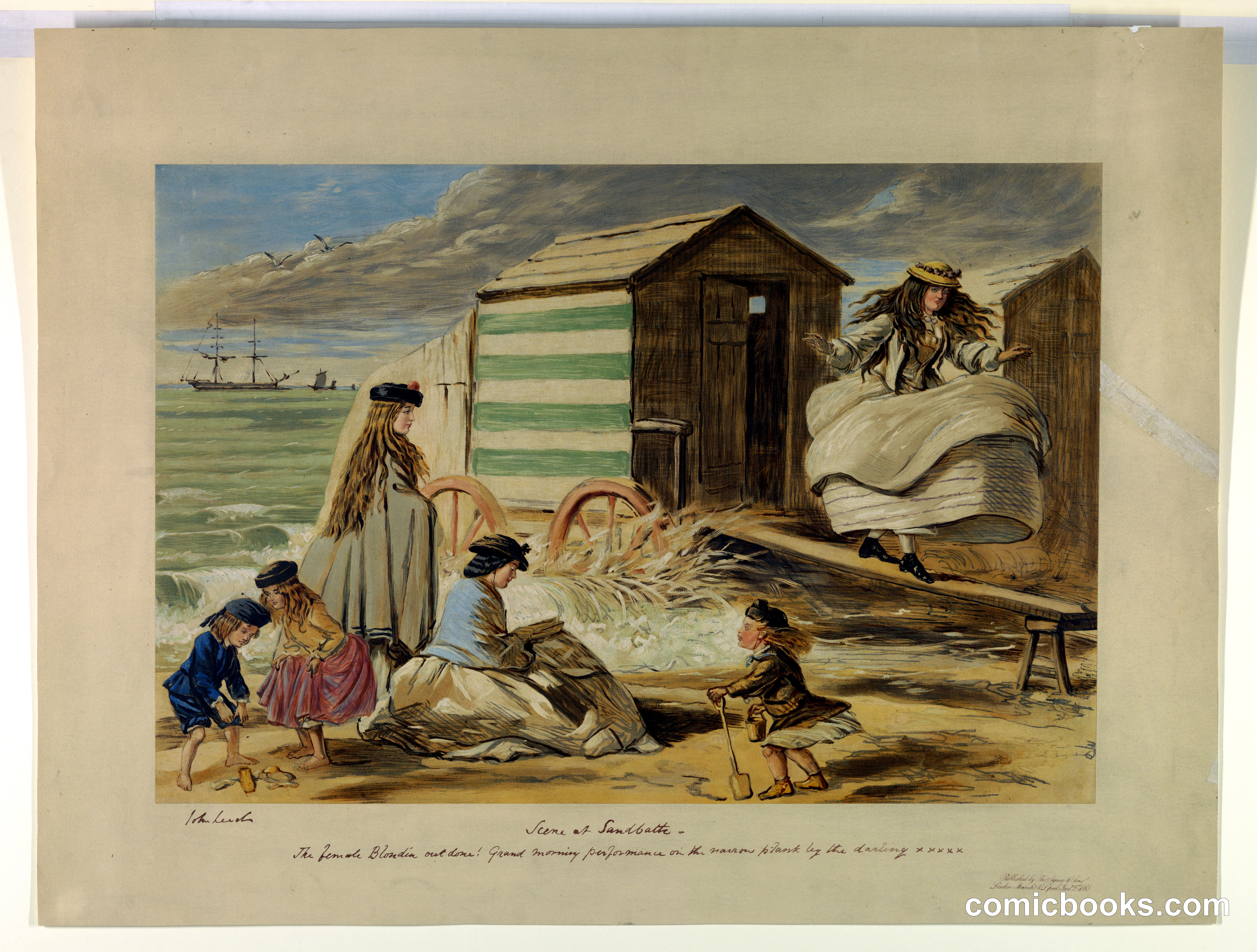 Scene at Sandbath