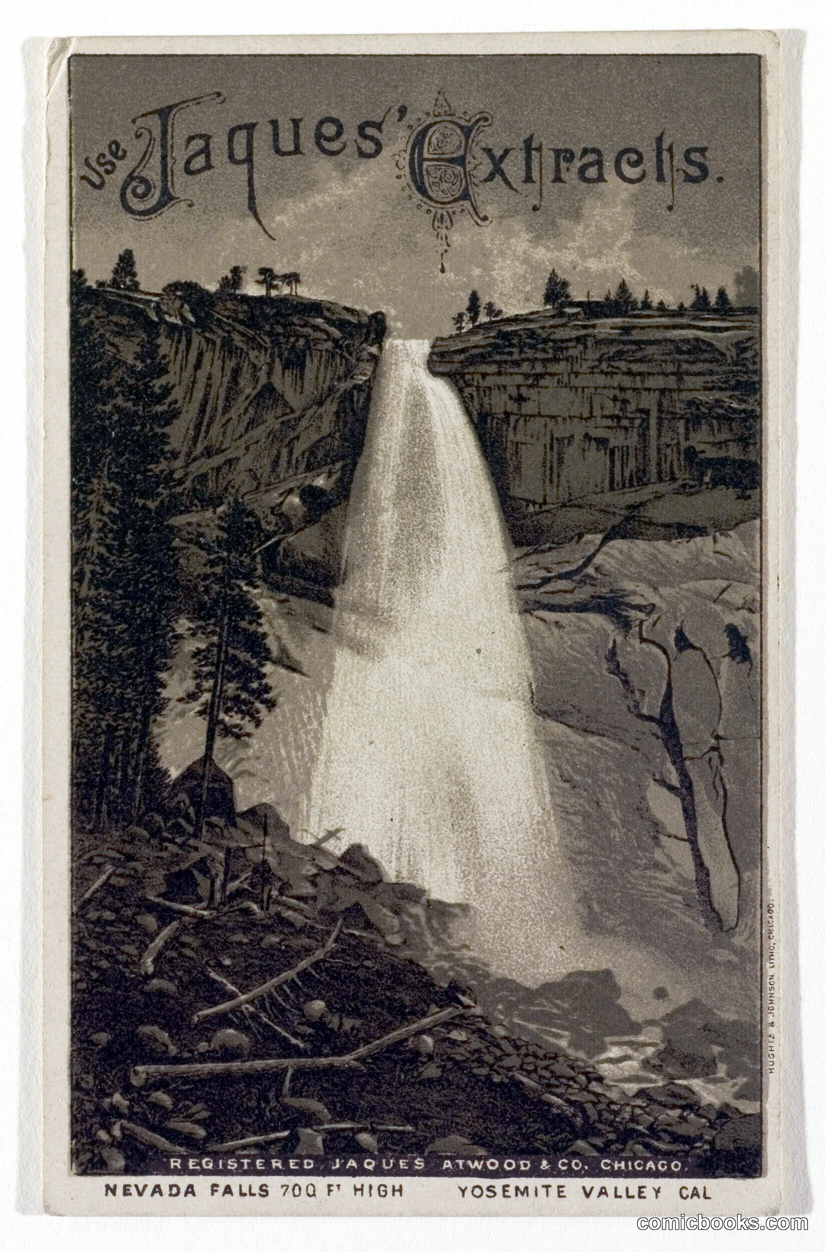 Jaques' Extracts: Nevada Falls, Yosemite Valley