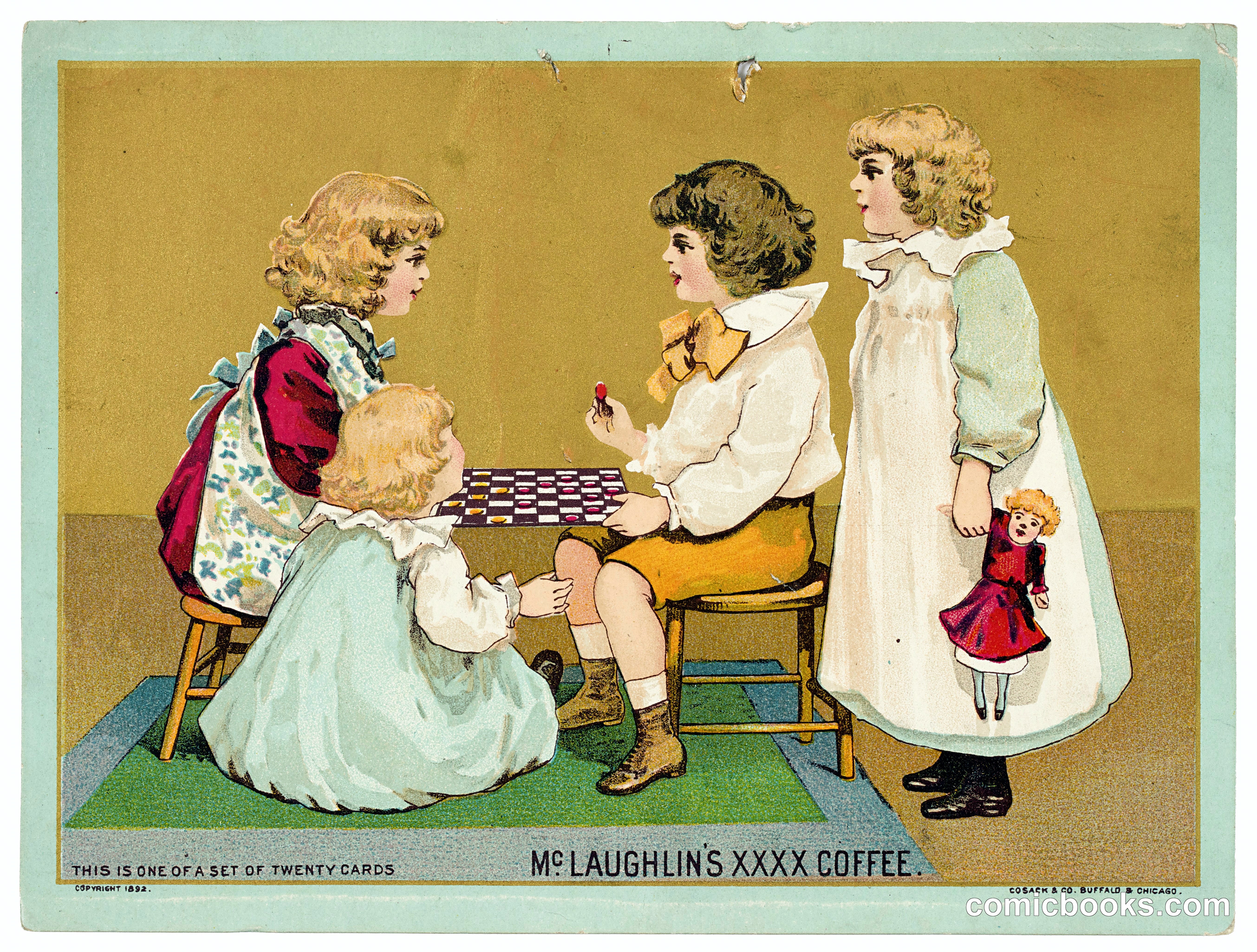McLaughlin's Coffee Trade Card: Children's Scenes Series