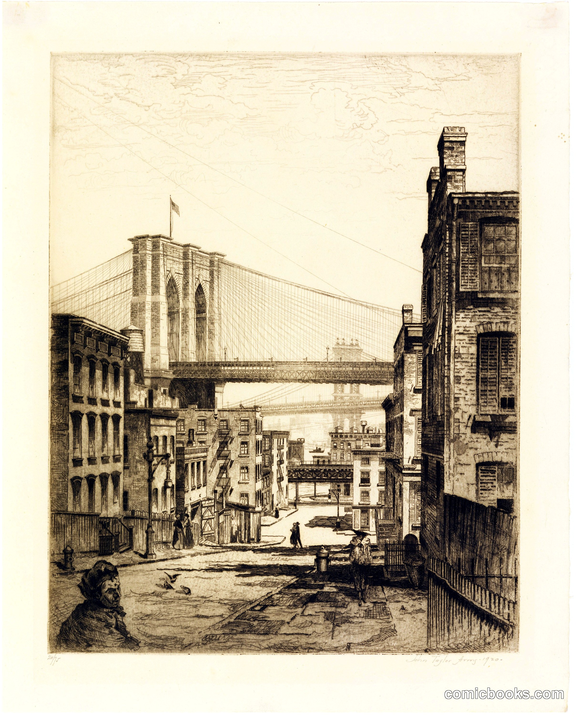 Brooklyn Bridge from South Street