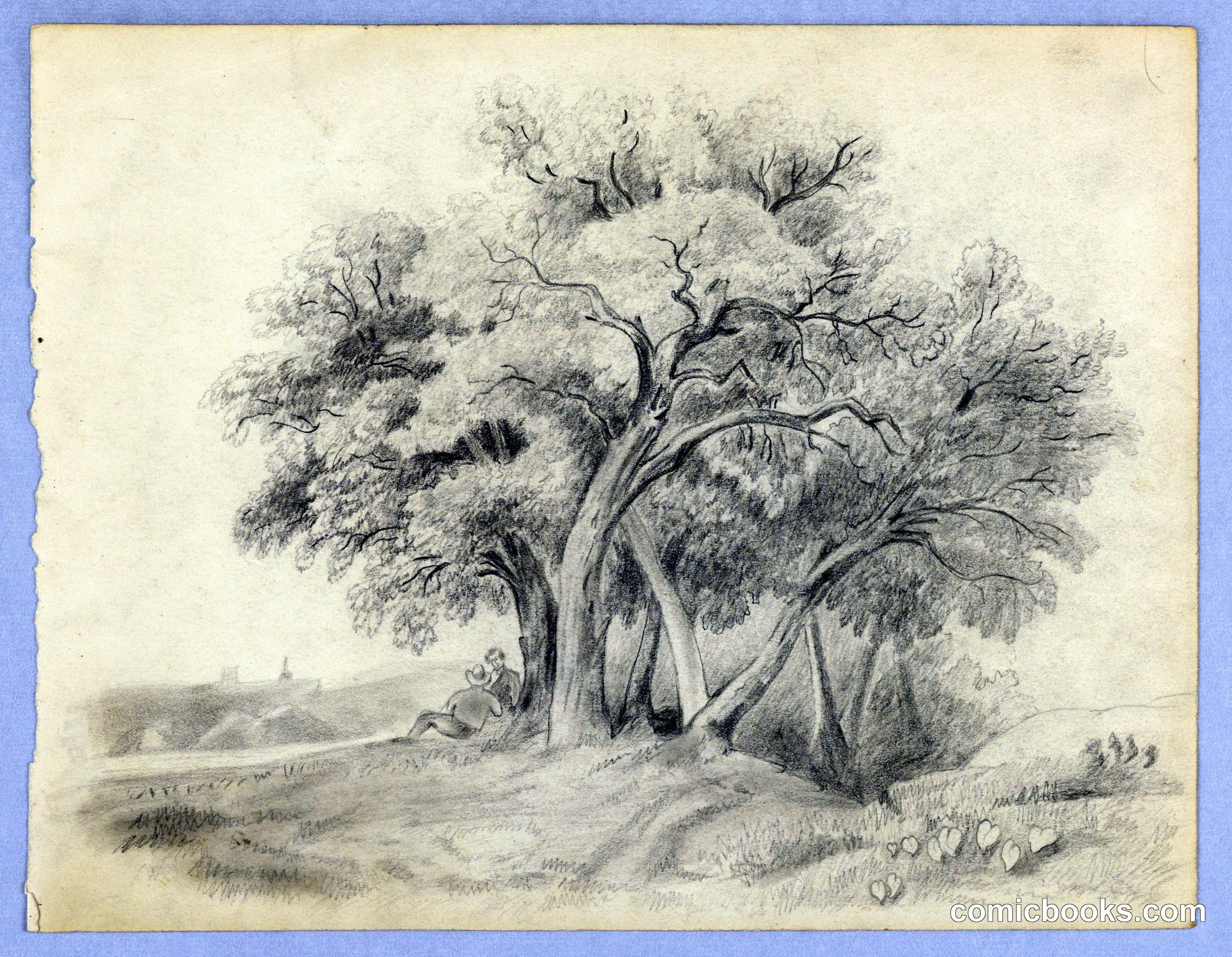 Landscape (Leaf from a Sketchbook)