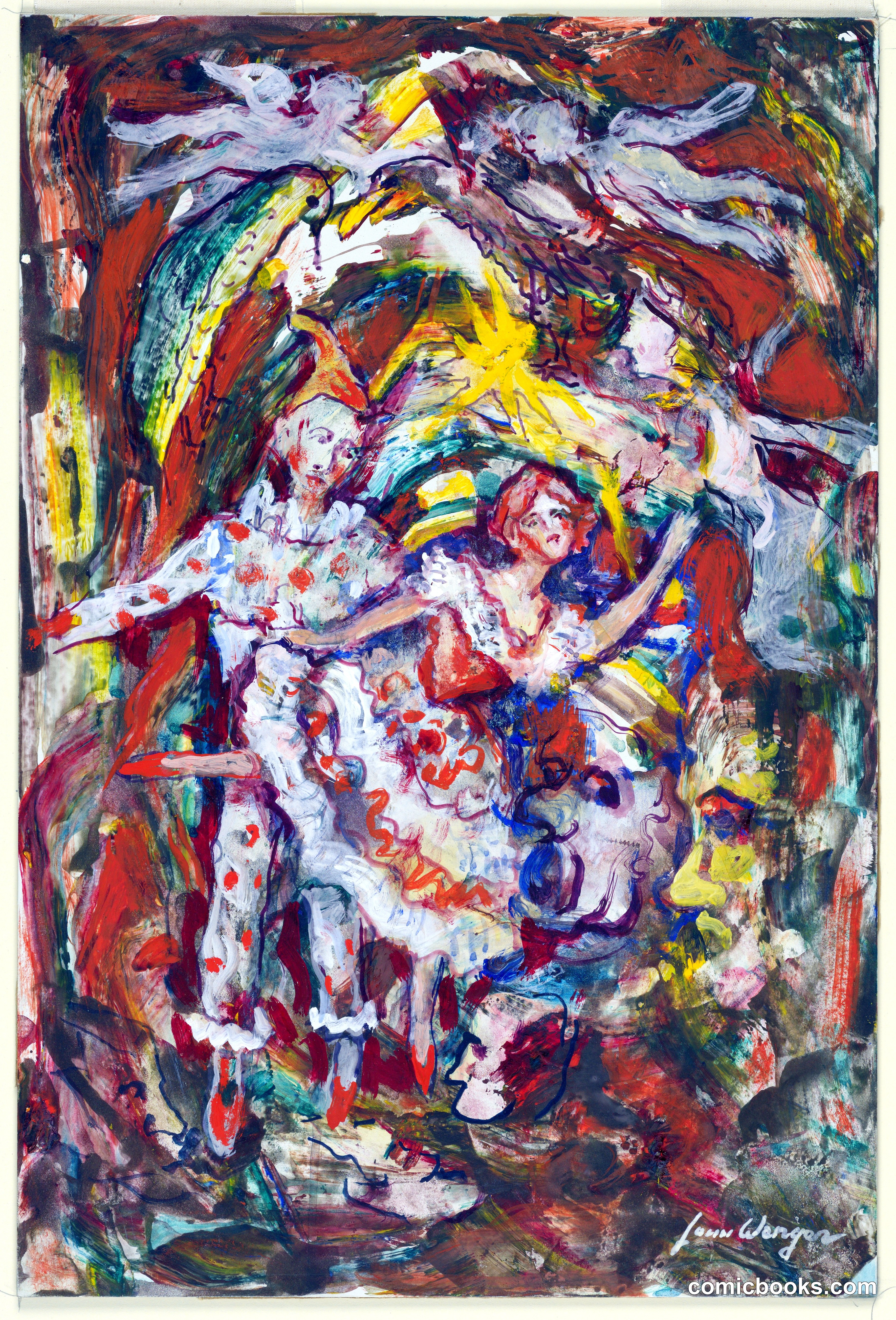 Sketch for 'Petrouchka' by Stravinsky, for Metropolitan Opera
