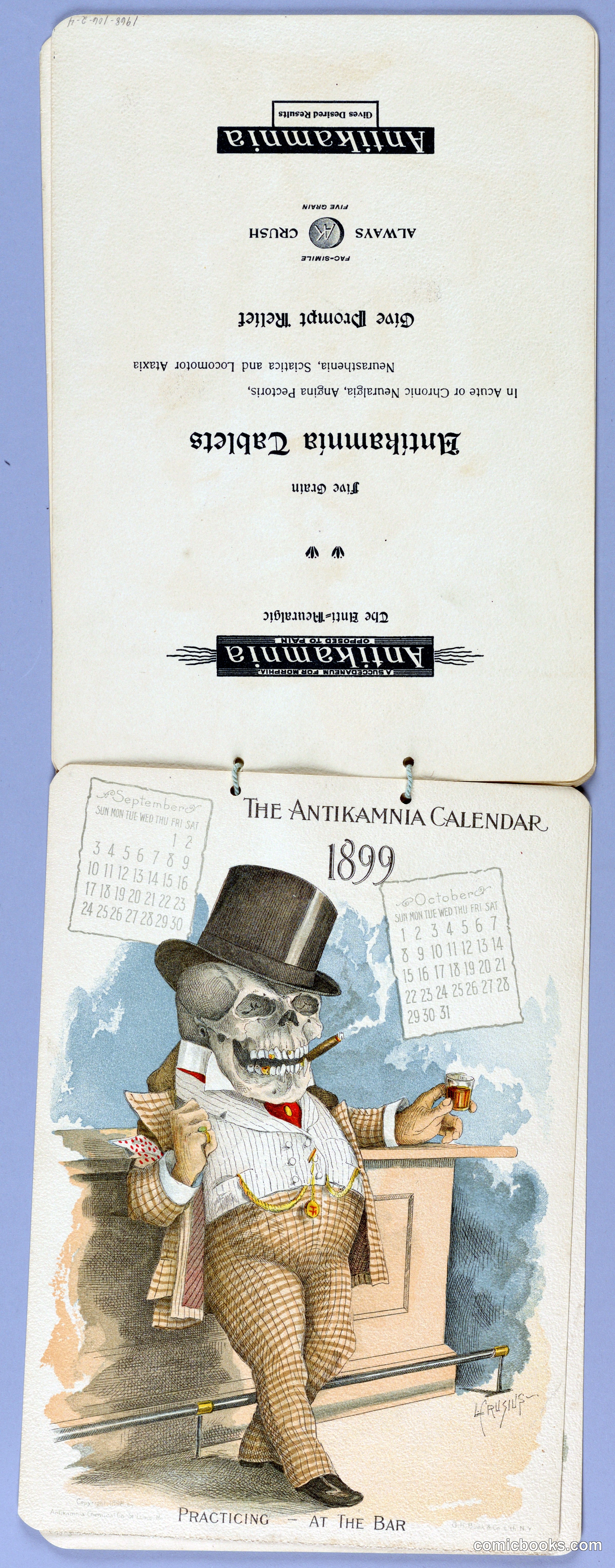 The Antikamnia Calendar, 1899