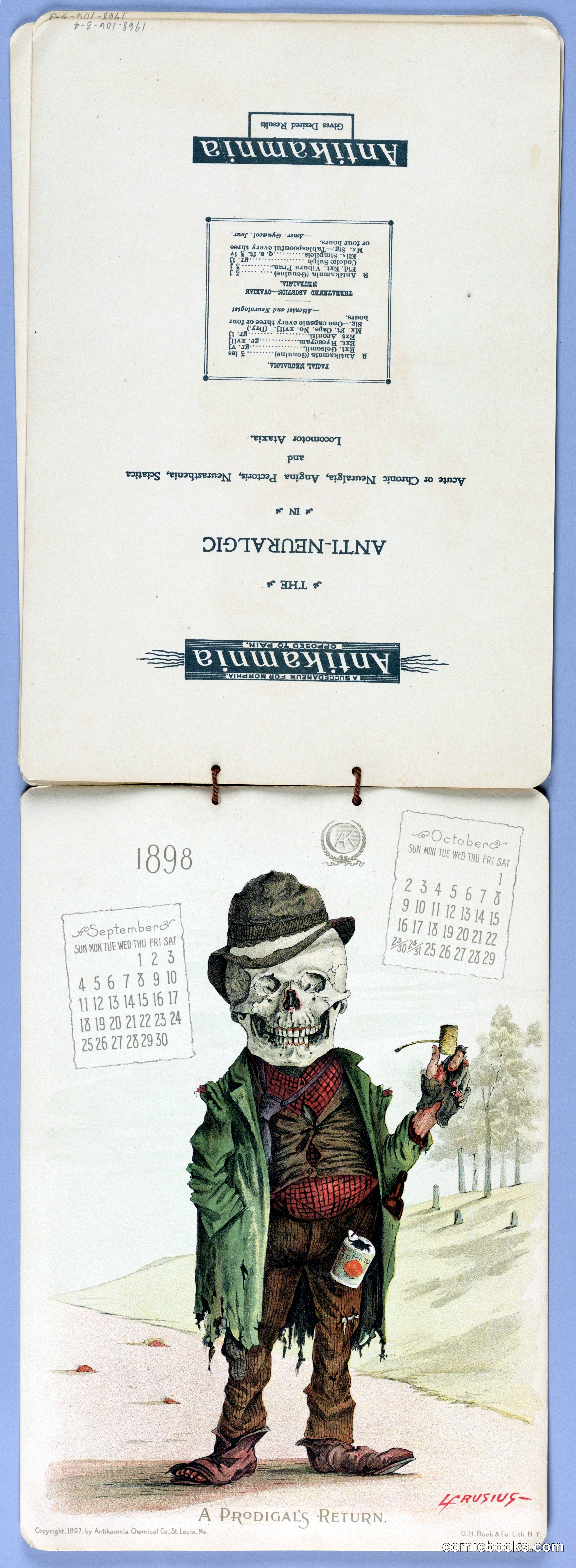 The Antikamnia Calendar: A Prodigal's Return