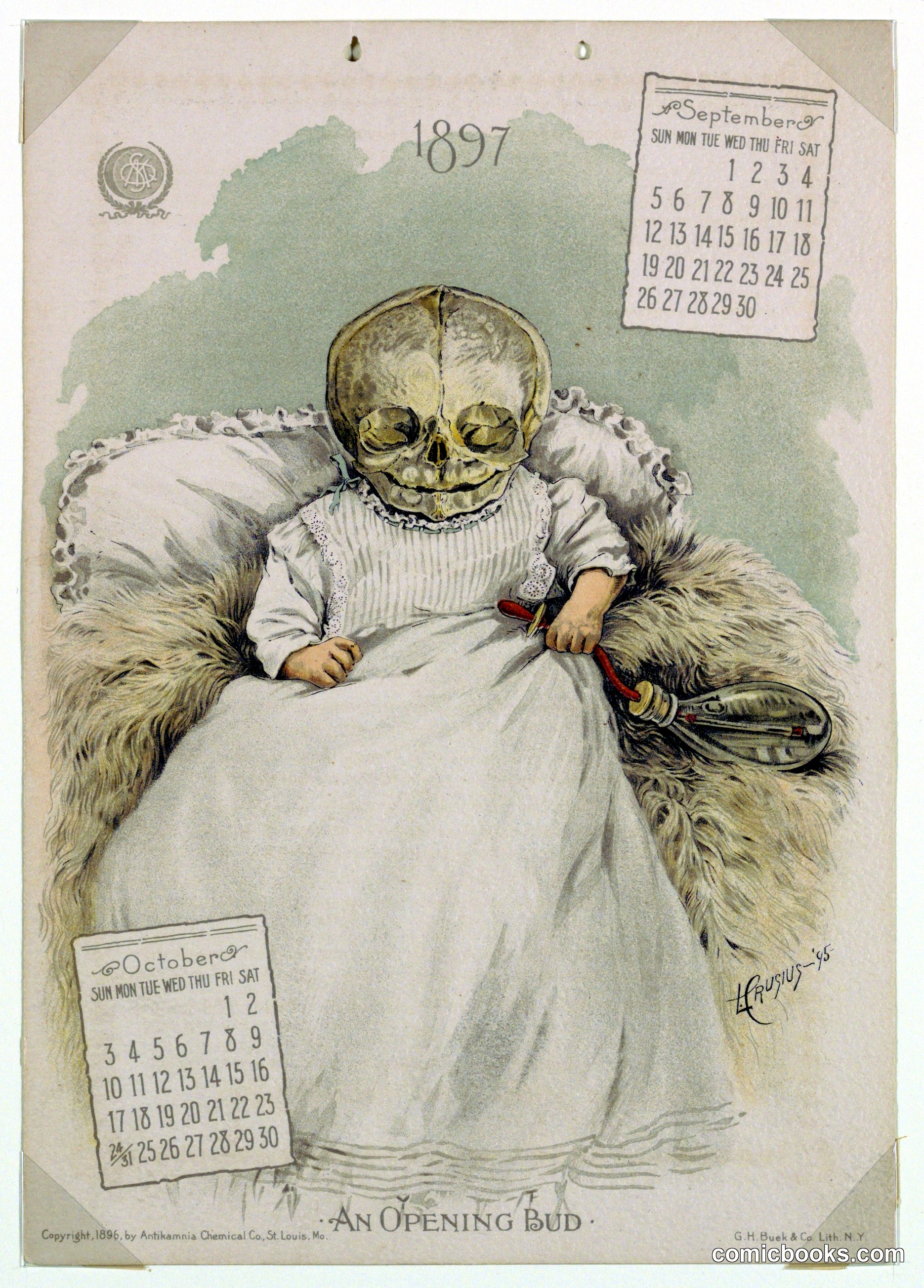 The Antikamnia Calendar: An Opening Bud