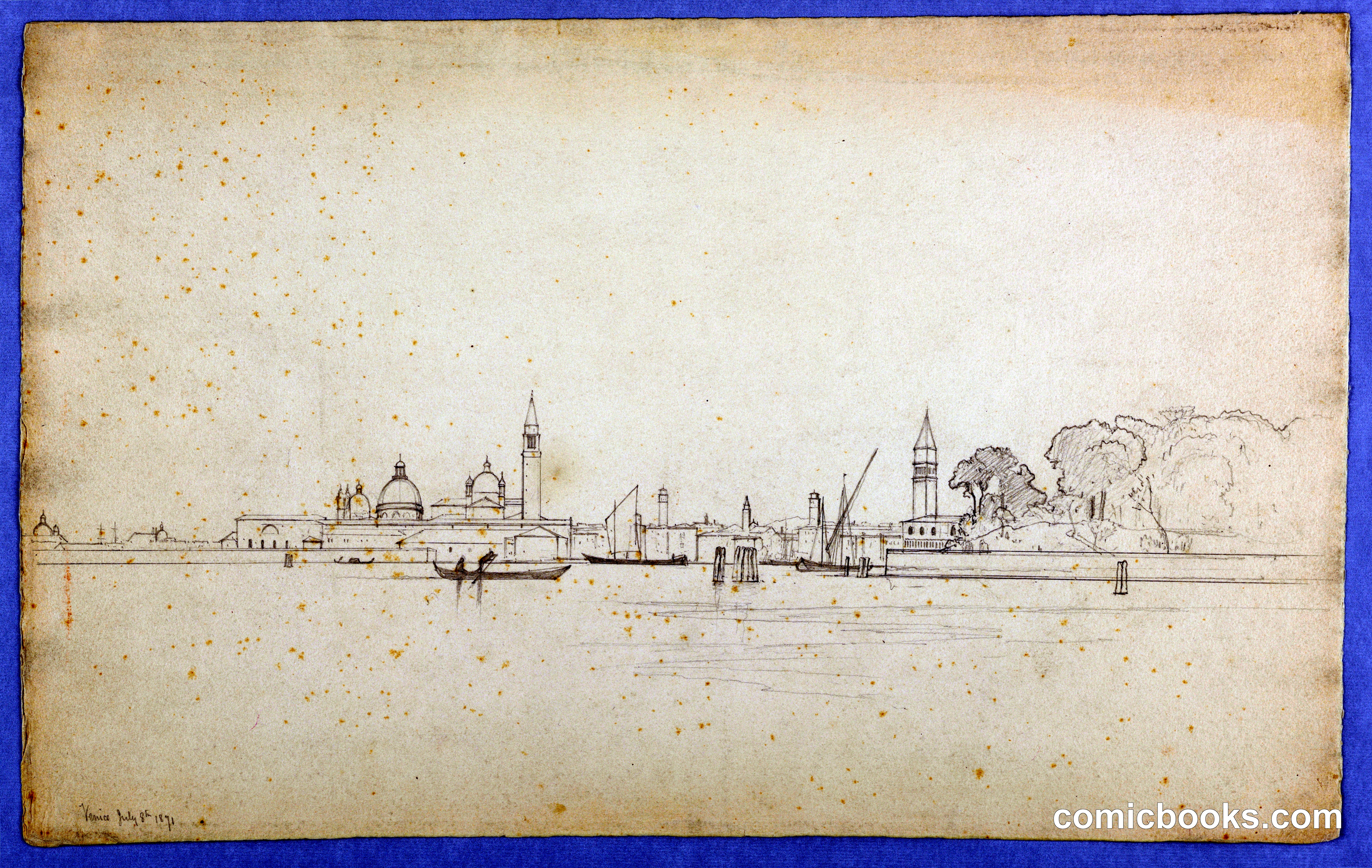 Study of Lagoon, Venice, Italy