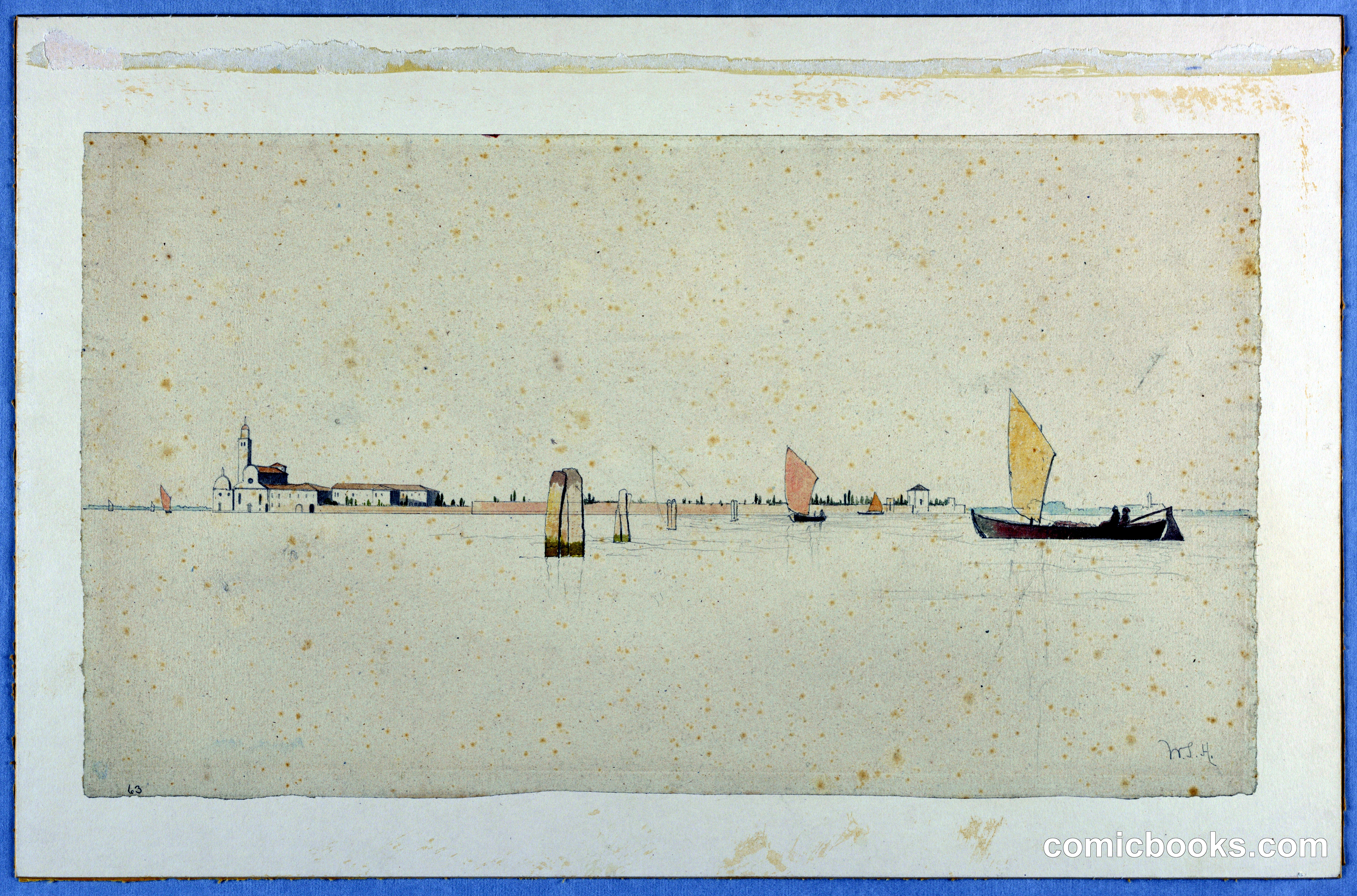 Study of Lagoon, Venice, Italy