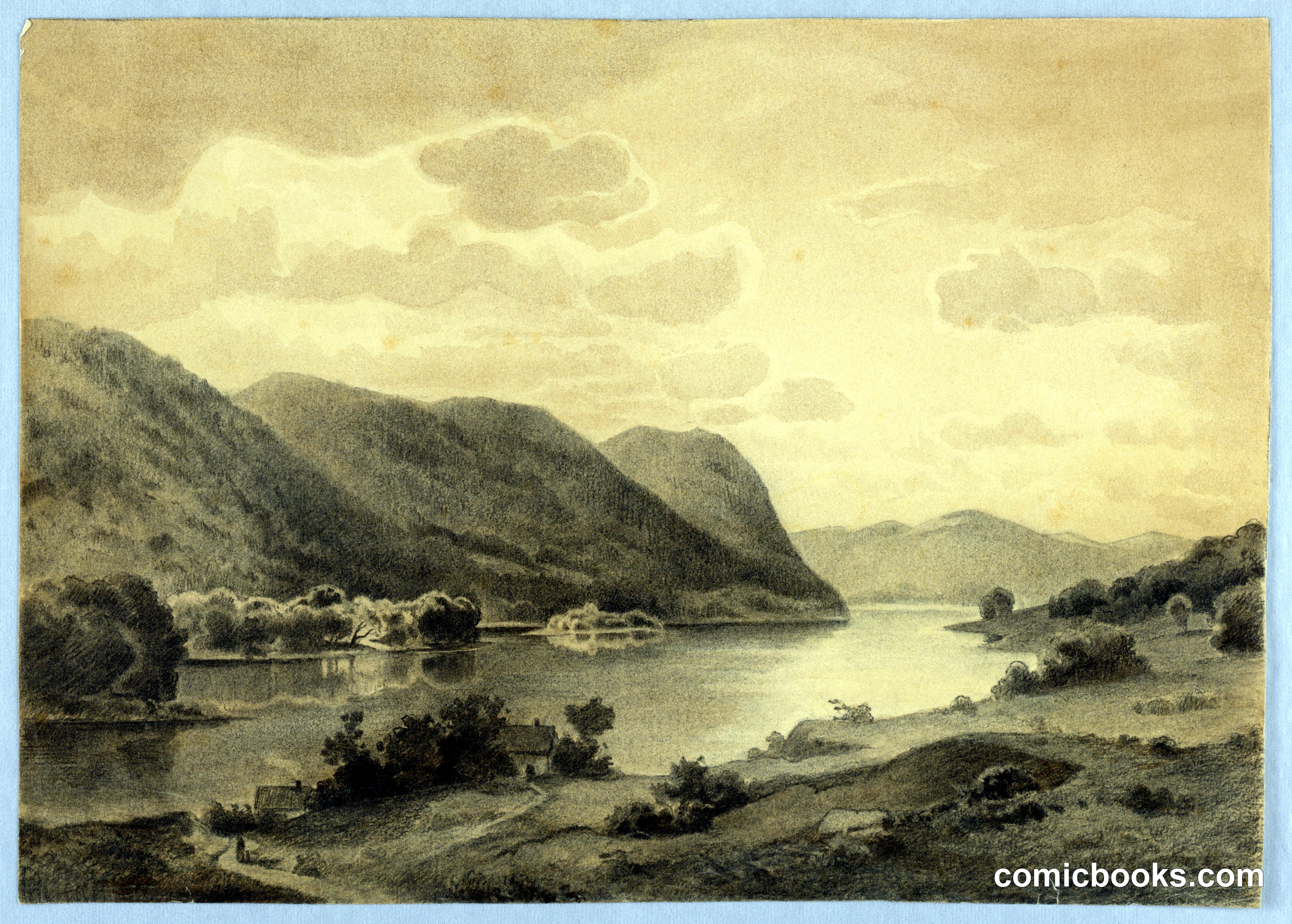 Study of Landscape, Hudson River, NY