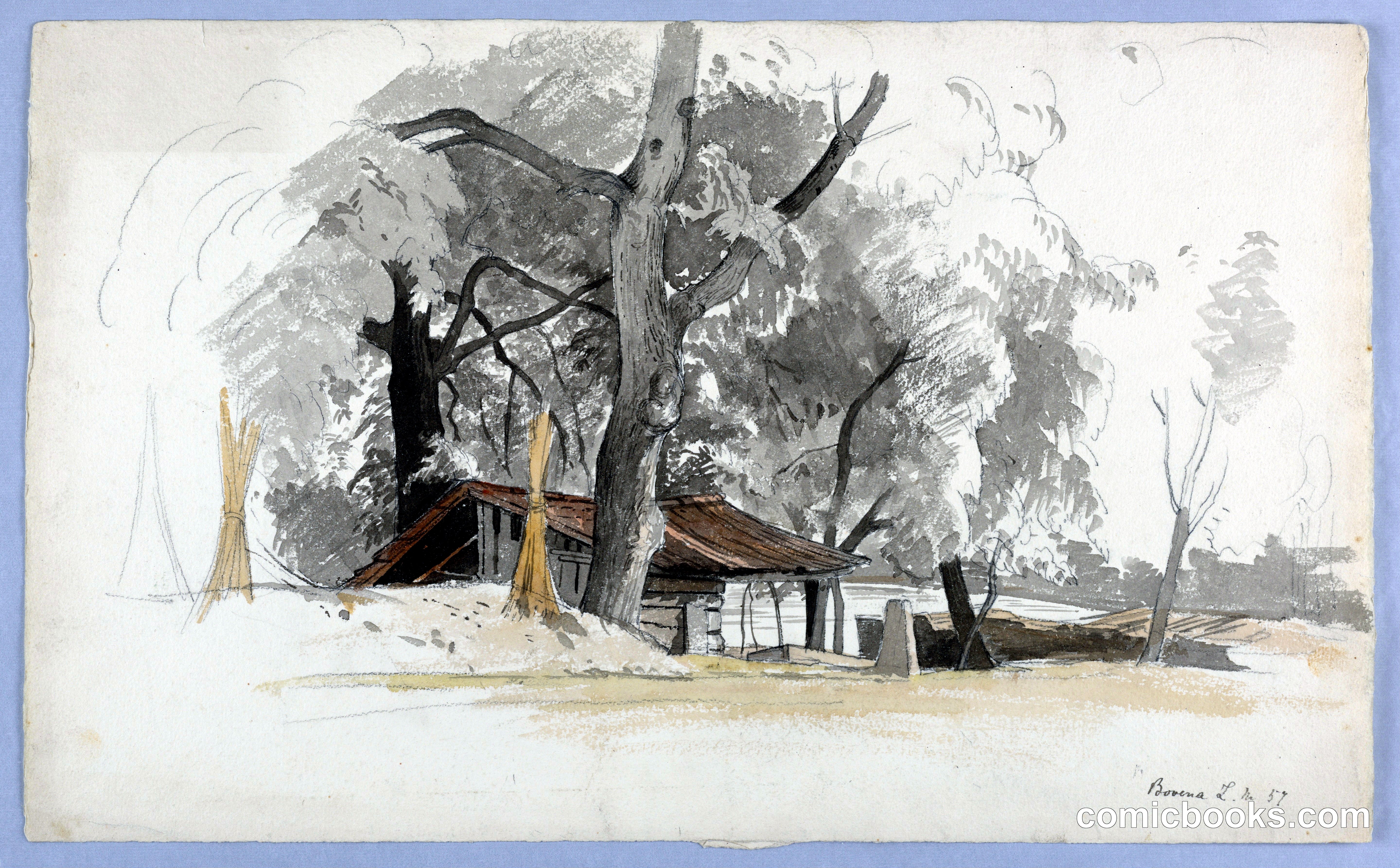 Study of Landscape, Baveno, Lake Maggiore, Italy