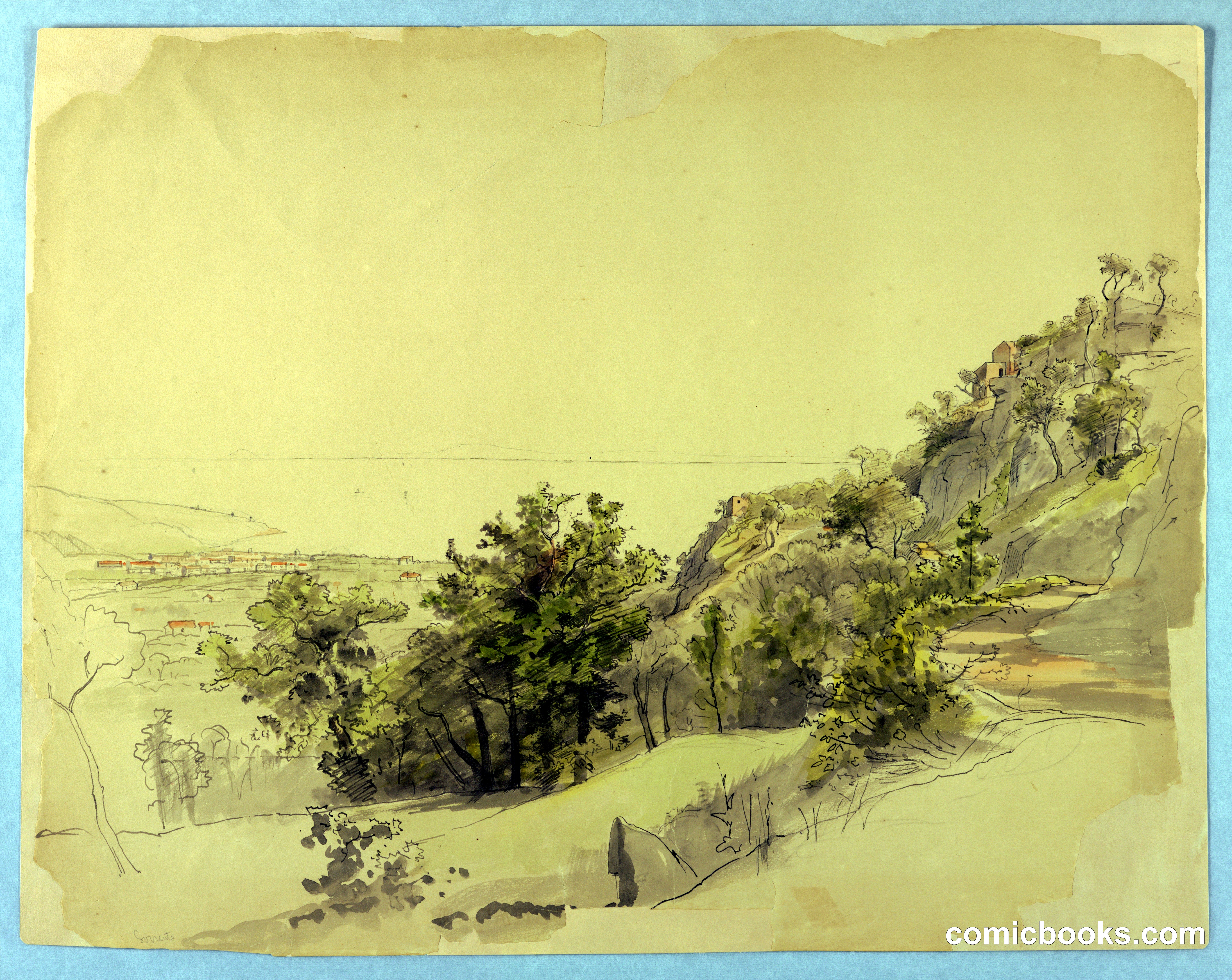 Study of Landscape, Sorrento, Italy