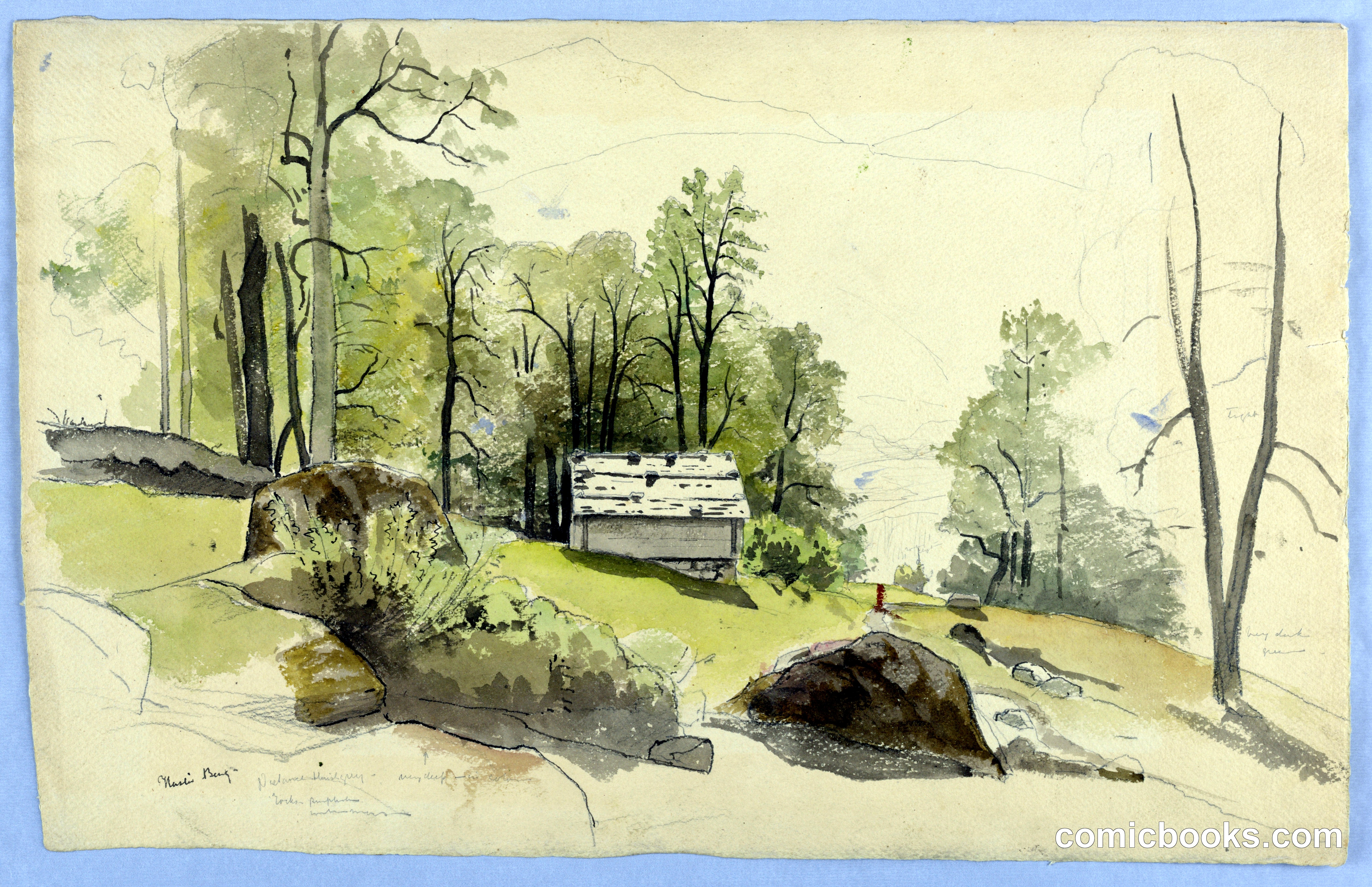 Study for Landscape, Hasliberg, Switzerland