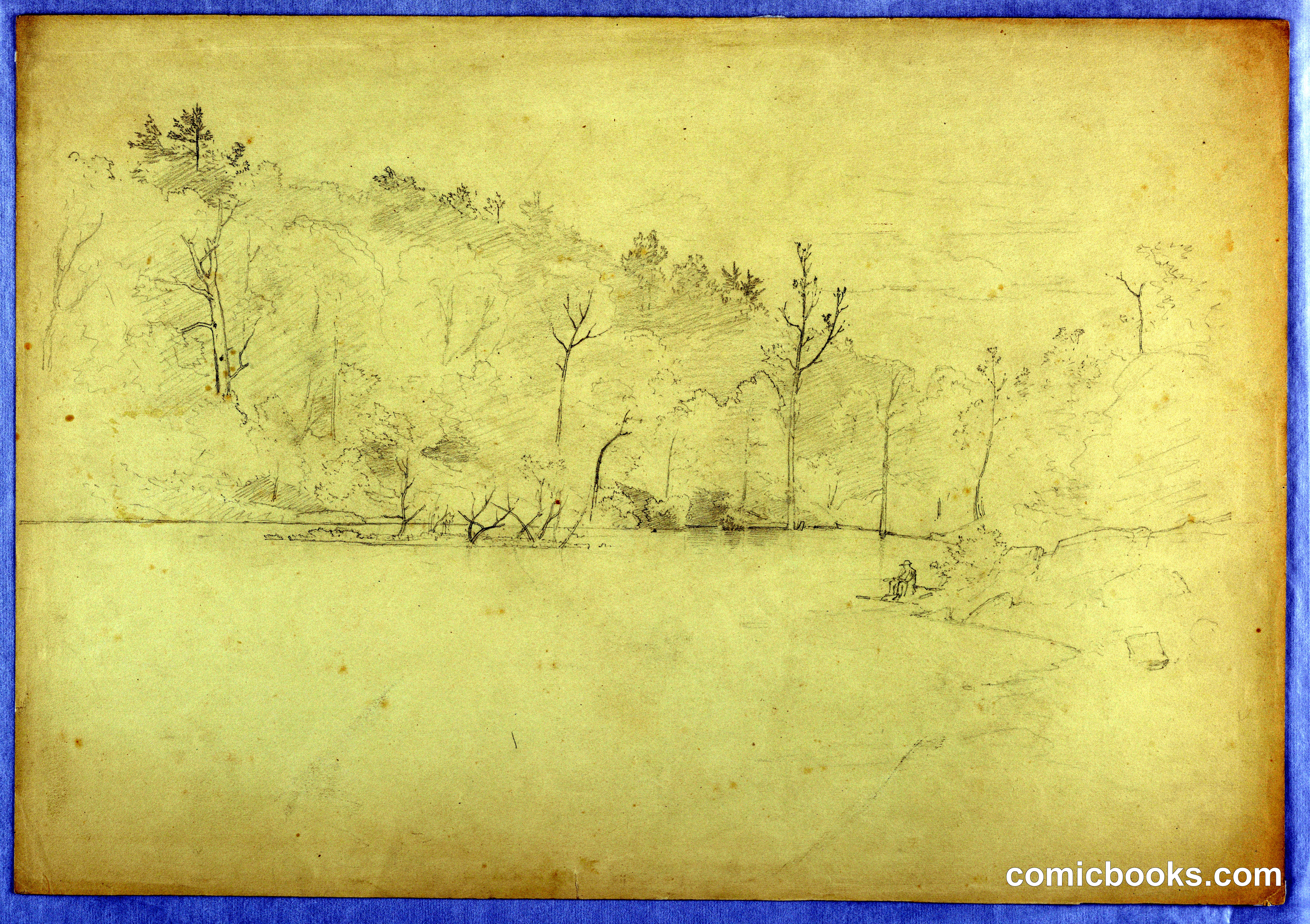 Study of landscape, Delaware River