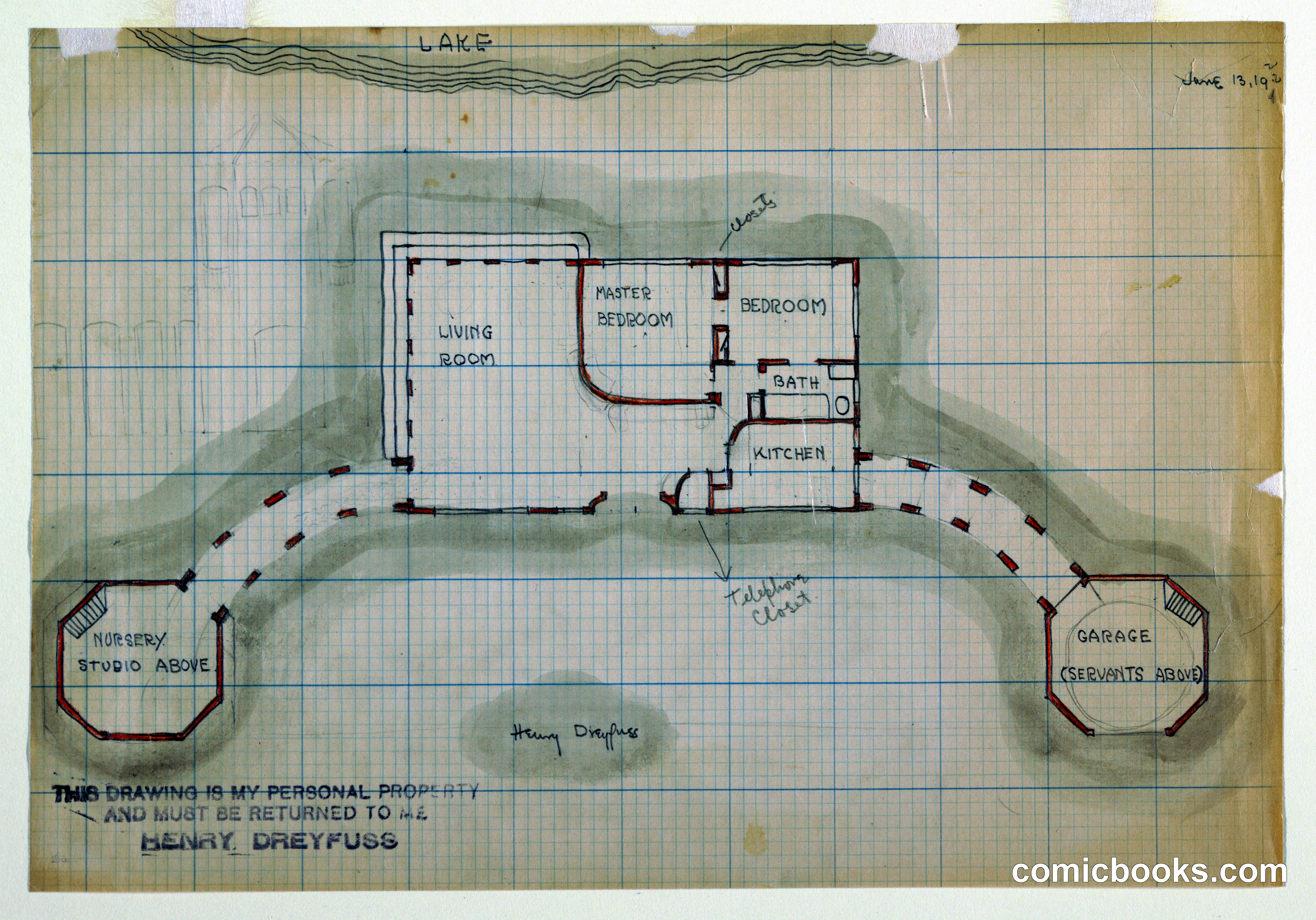 Architectural Floor Plan Sketch