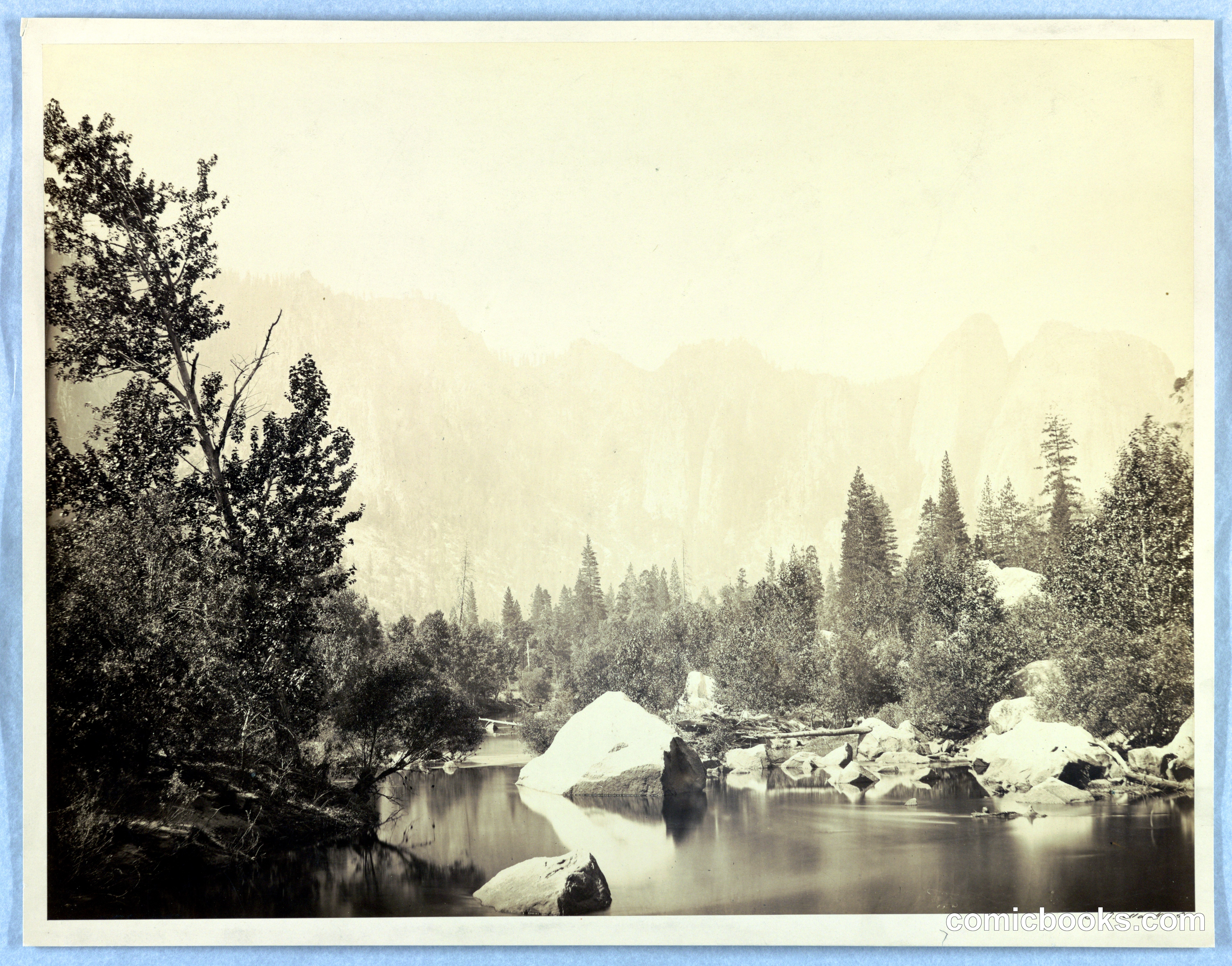View on the Merced River, Yosemite