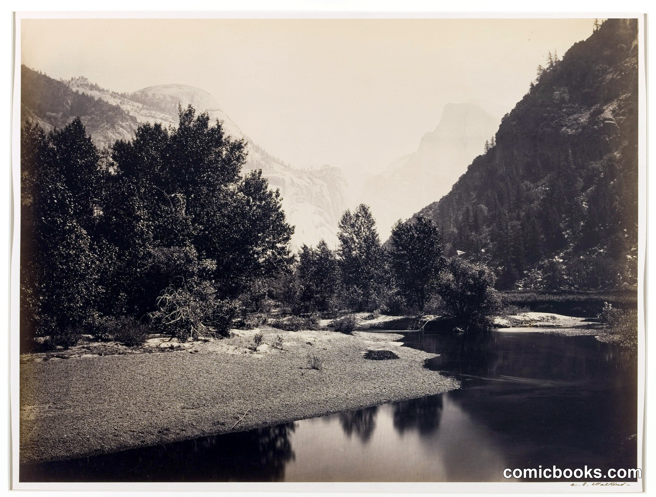 The Domes from the Valley, Yosemite