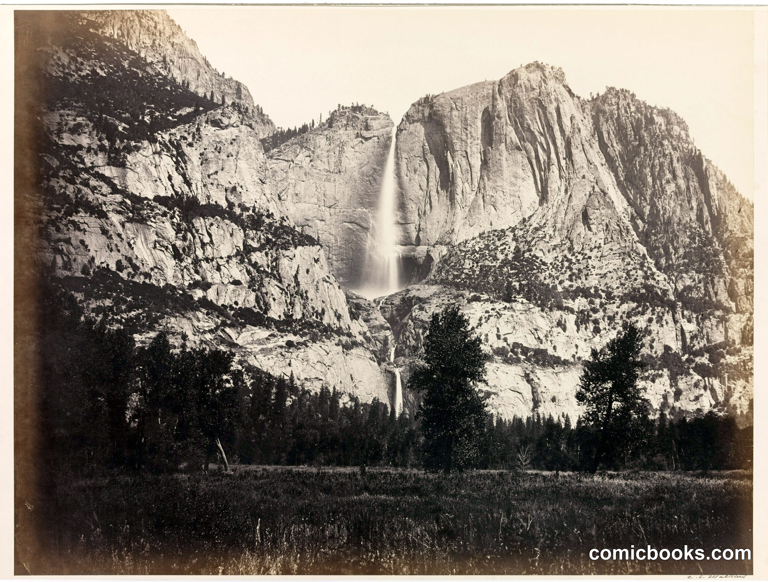 Yosemite Falls from the Upper House