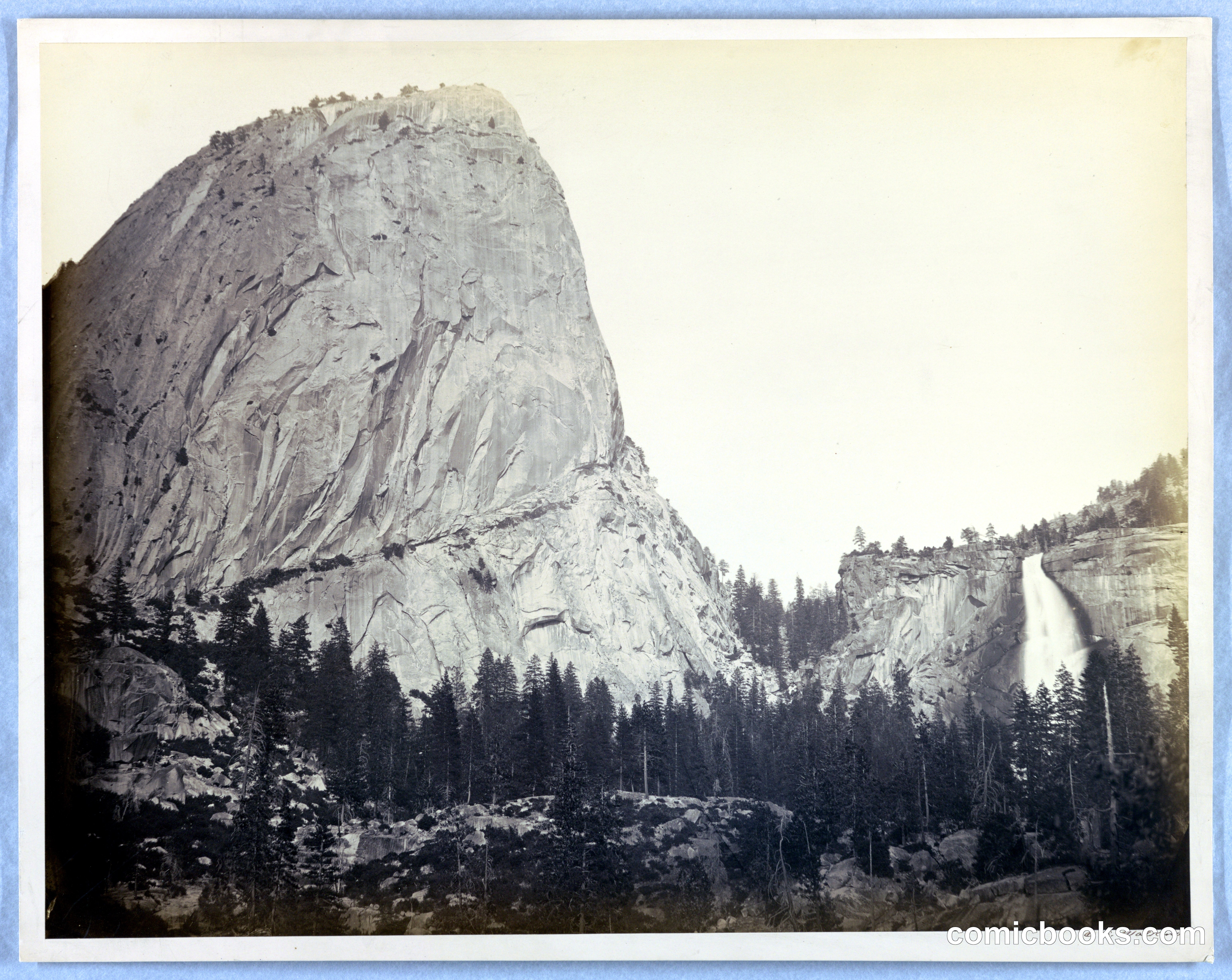 Mount Broderick, Nevada Falls, 700 Feet, Yosemite