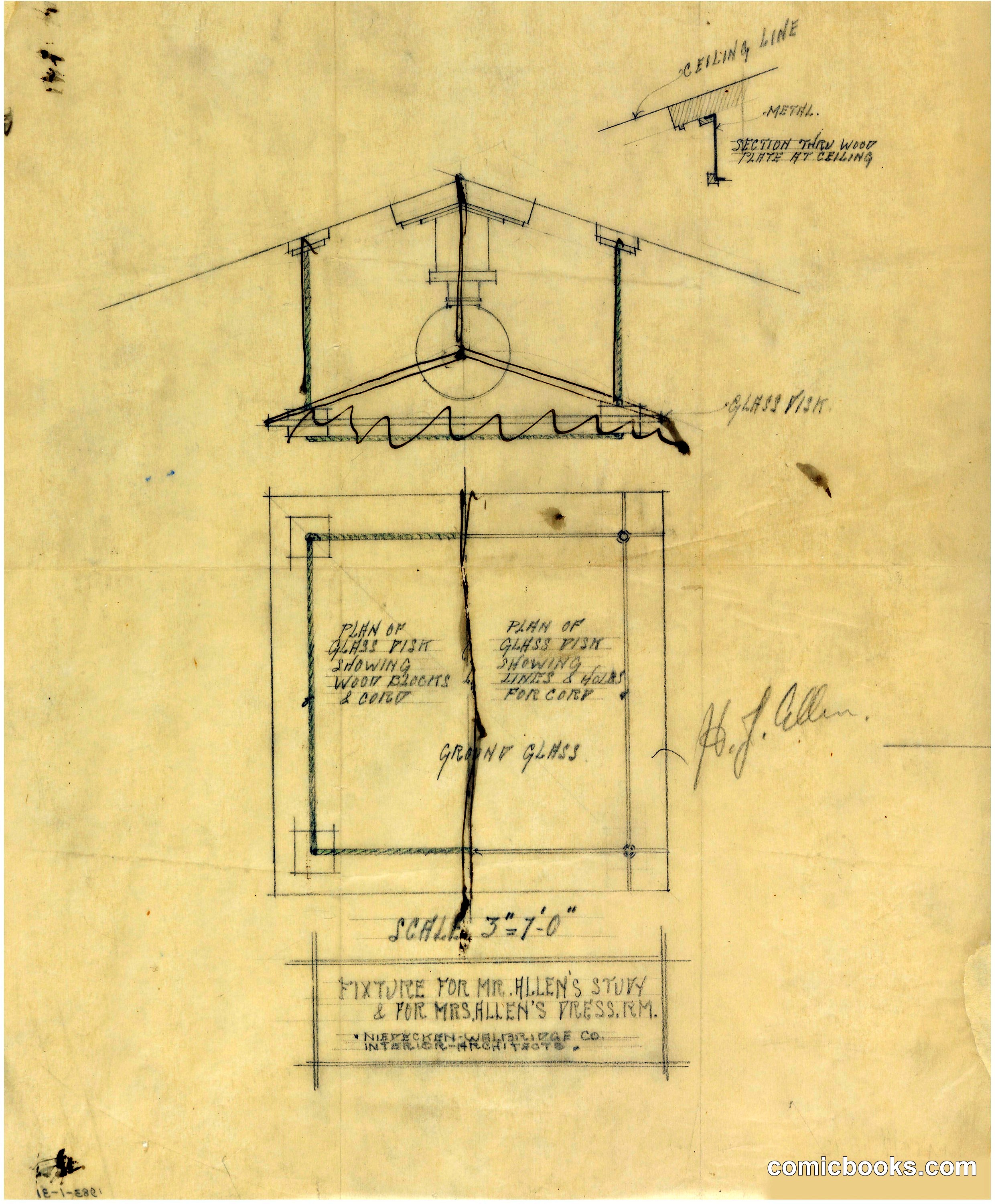 Light Fixture Design for Allen Residence