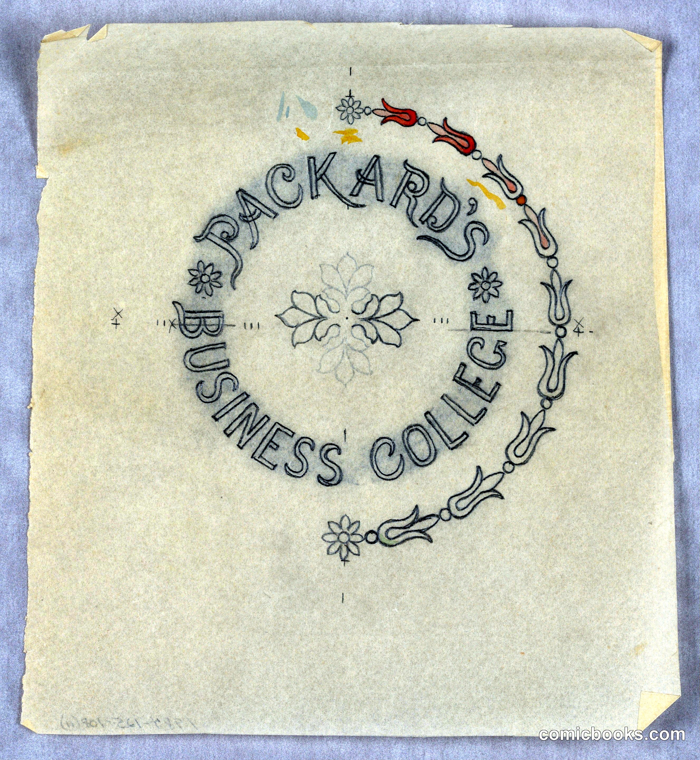 Backyard Business College Sketchbook Page