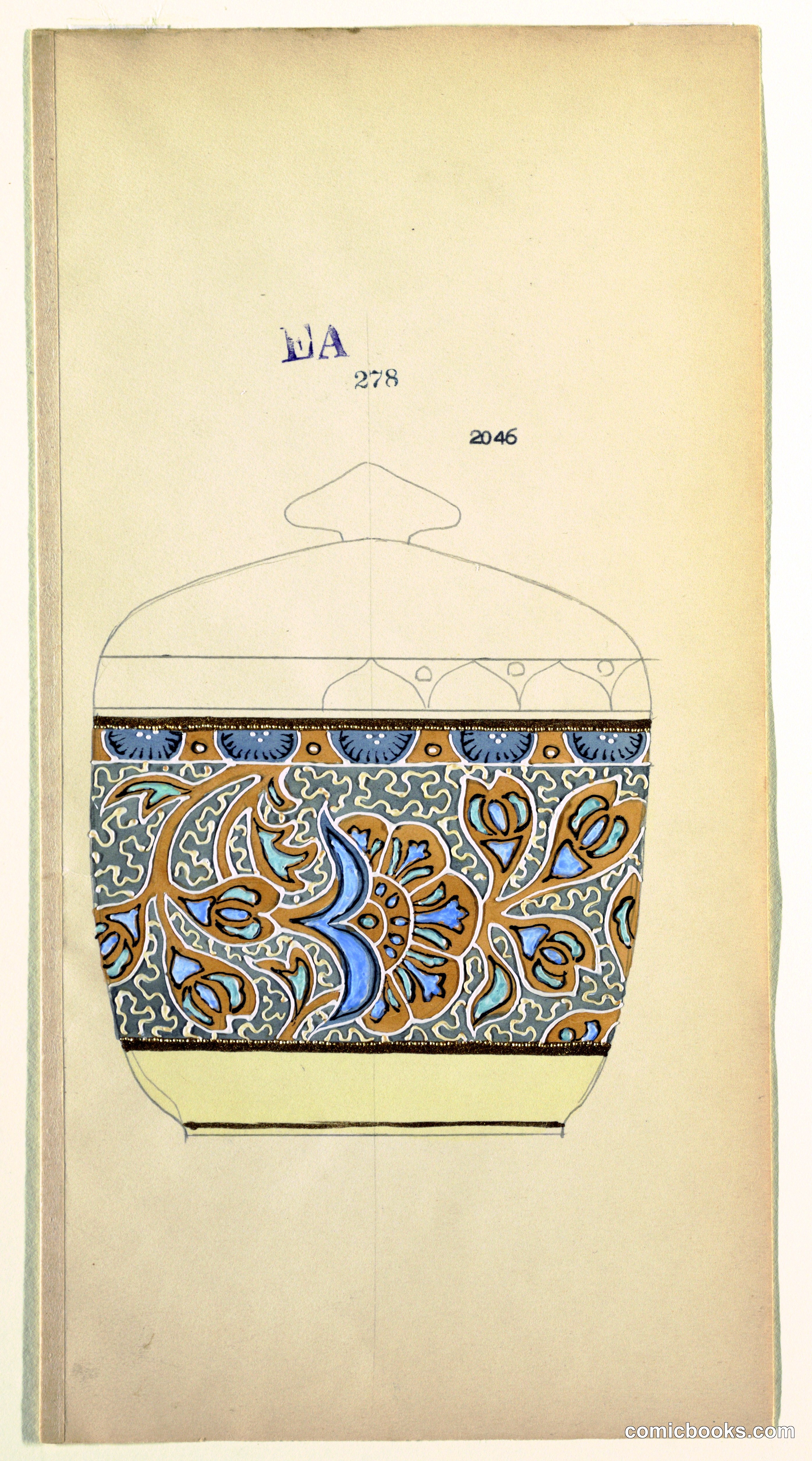 Design for a Sugar Bowl