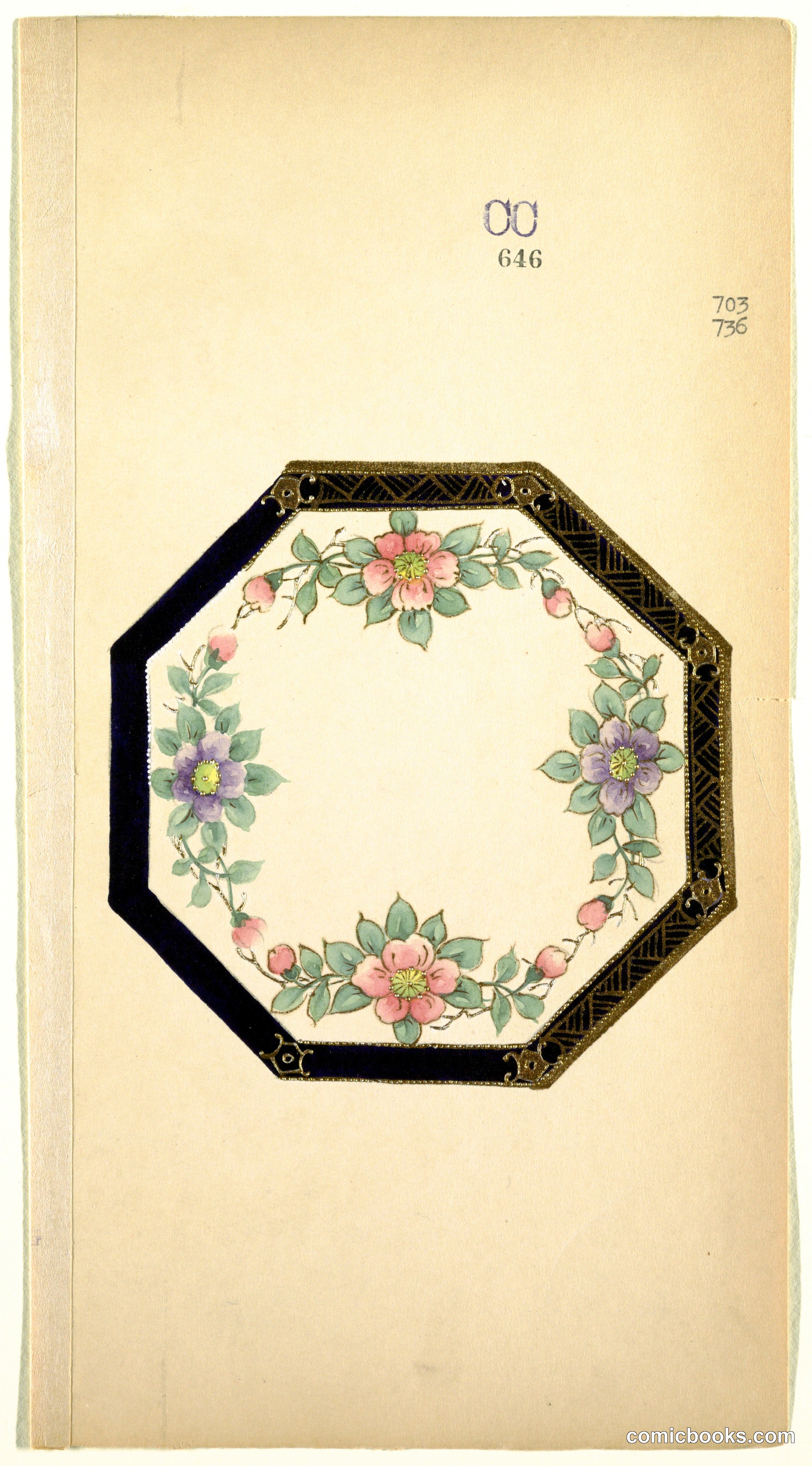Design for an Octagonal Plate
