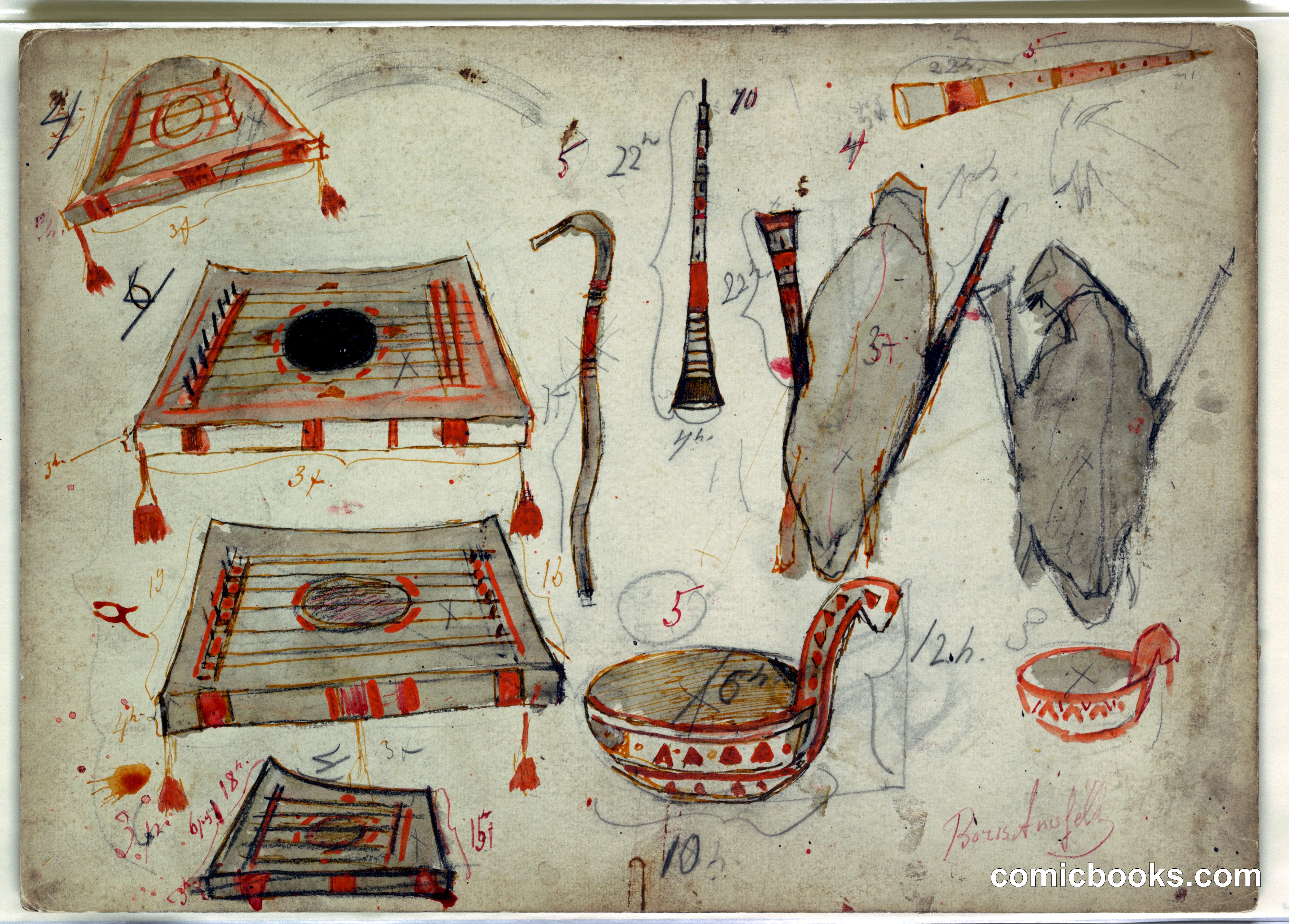 Musical Instruments for Snow Maiden