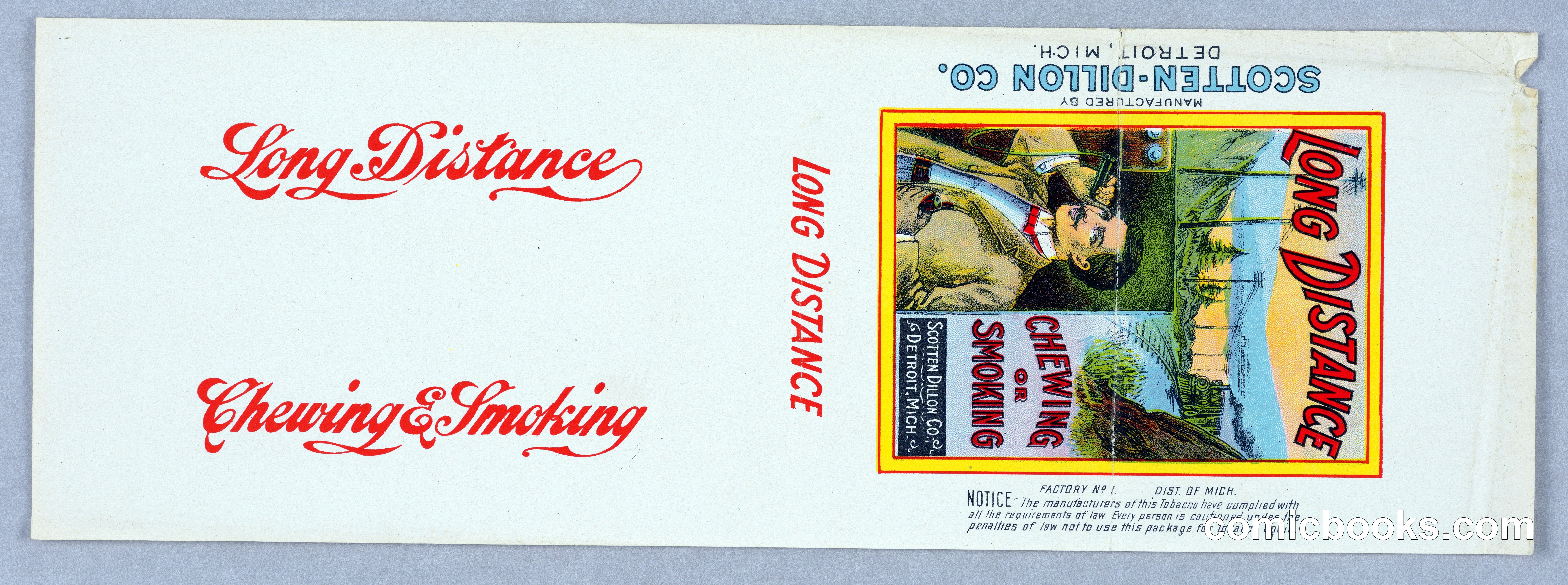 Long Distance Chewing & Smoking Tobacco Package