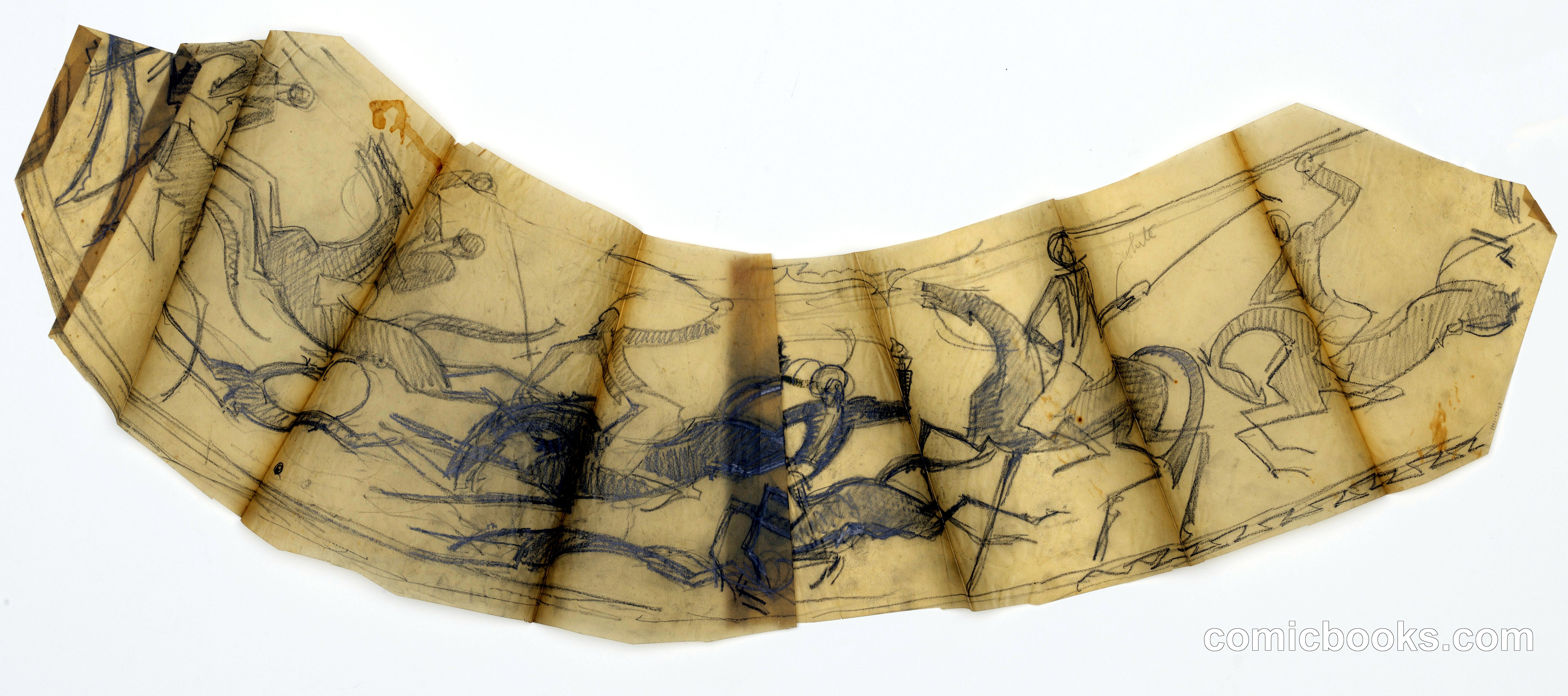 Design for Lampshade, Polo Players