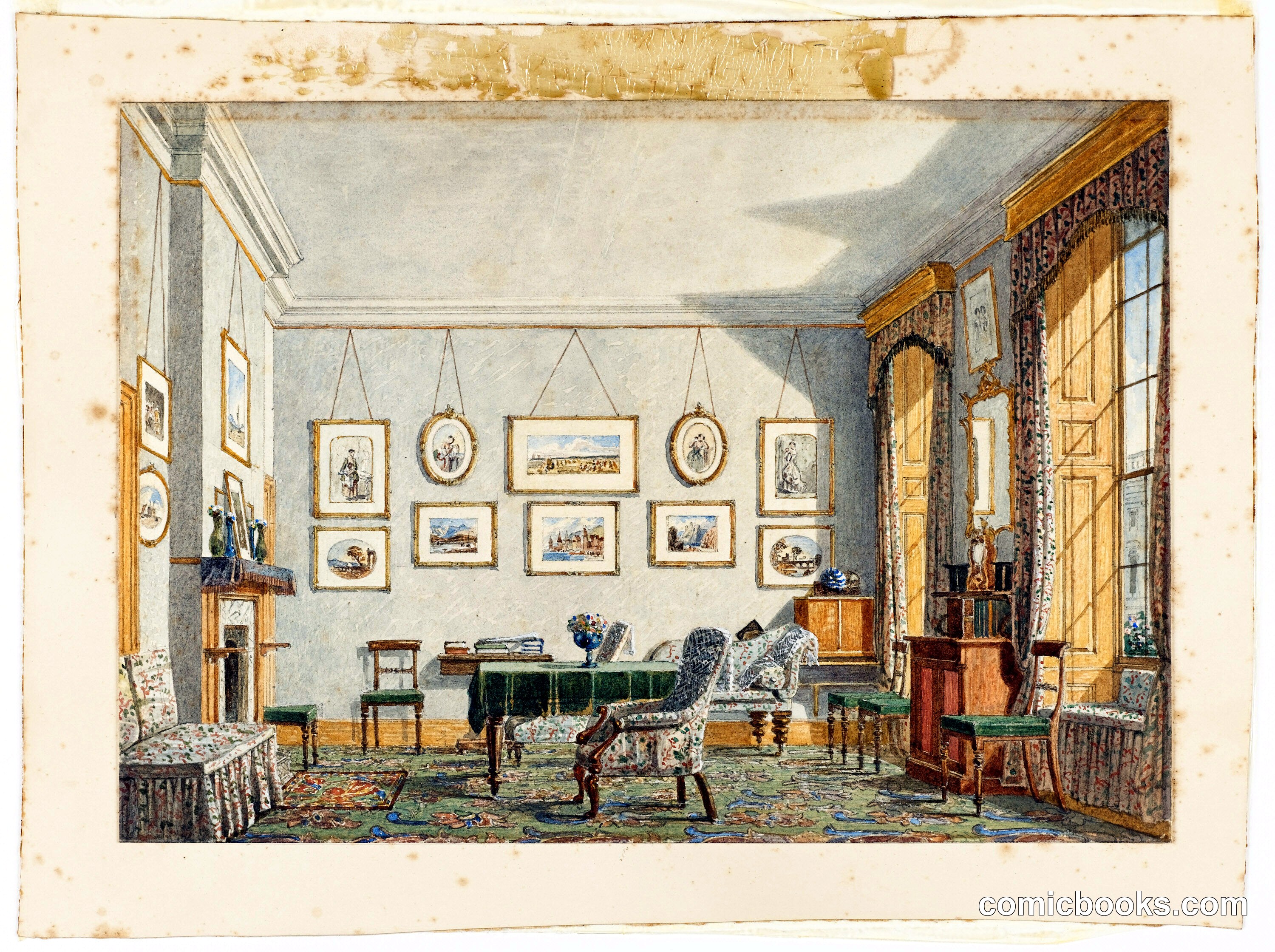 George James Drummond's Room at Oxford