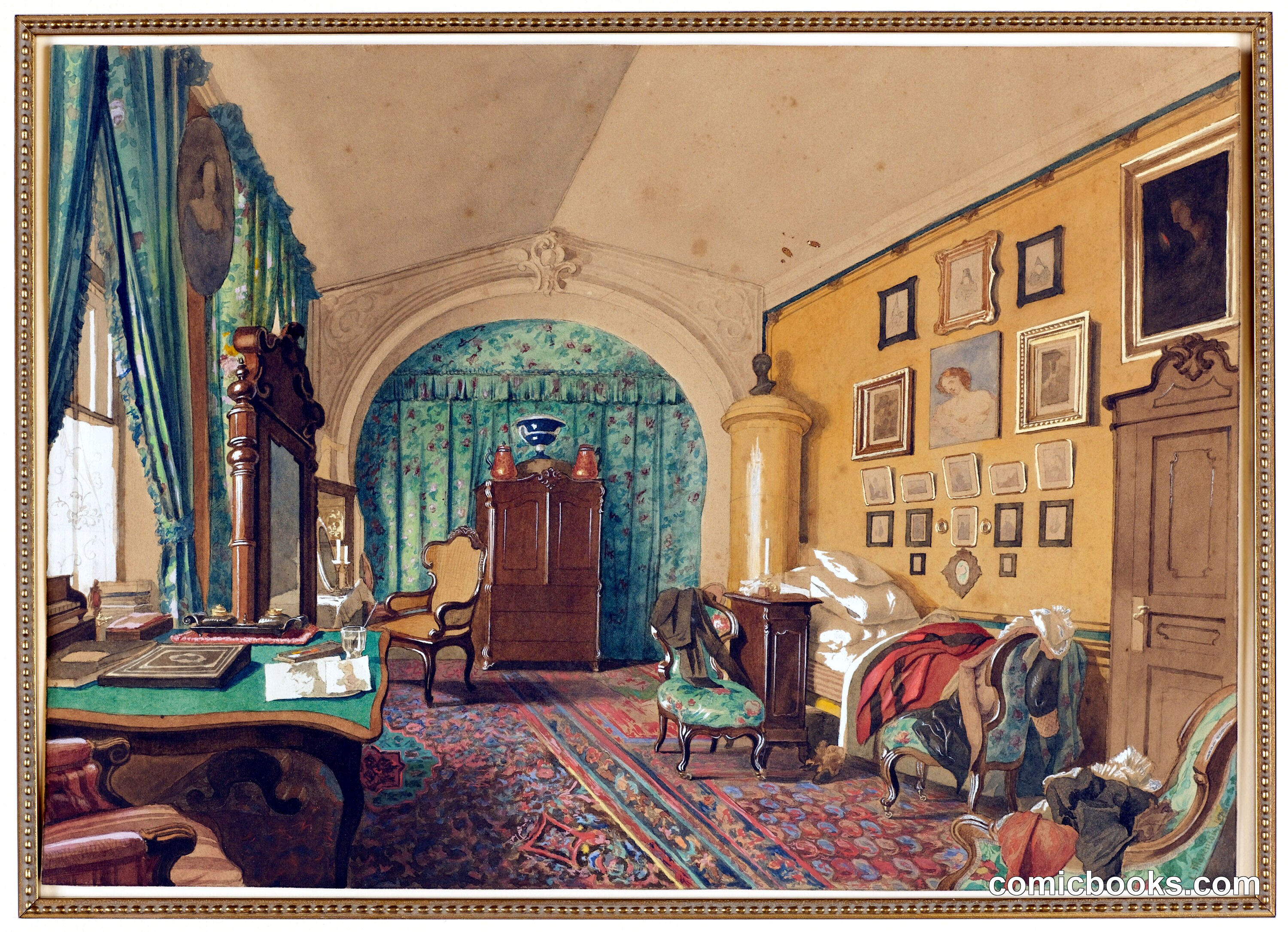 Interior of a Man's Living Room