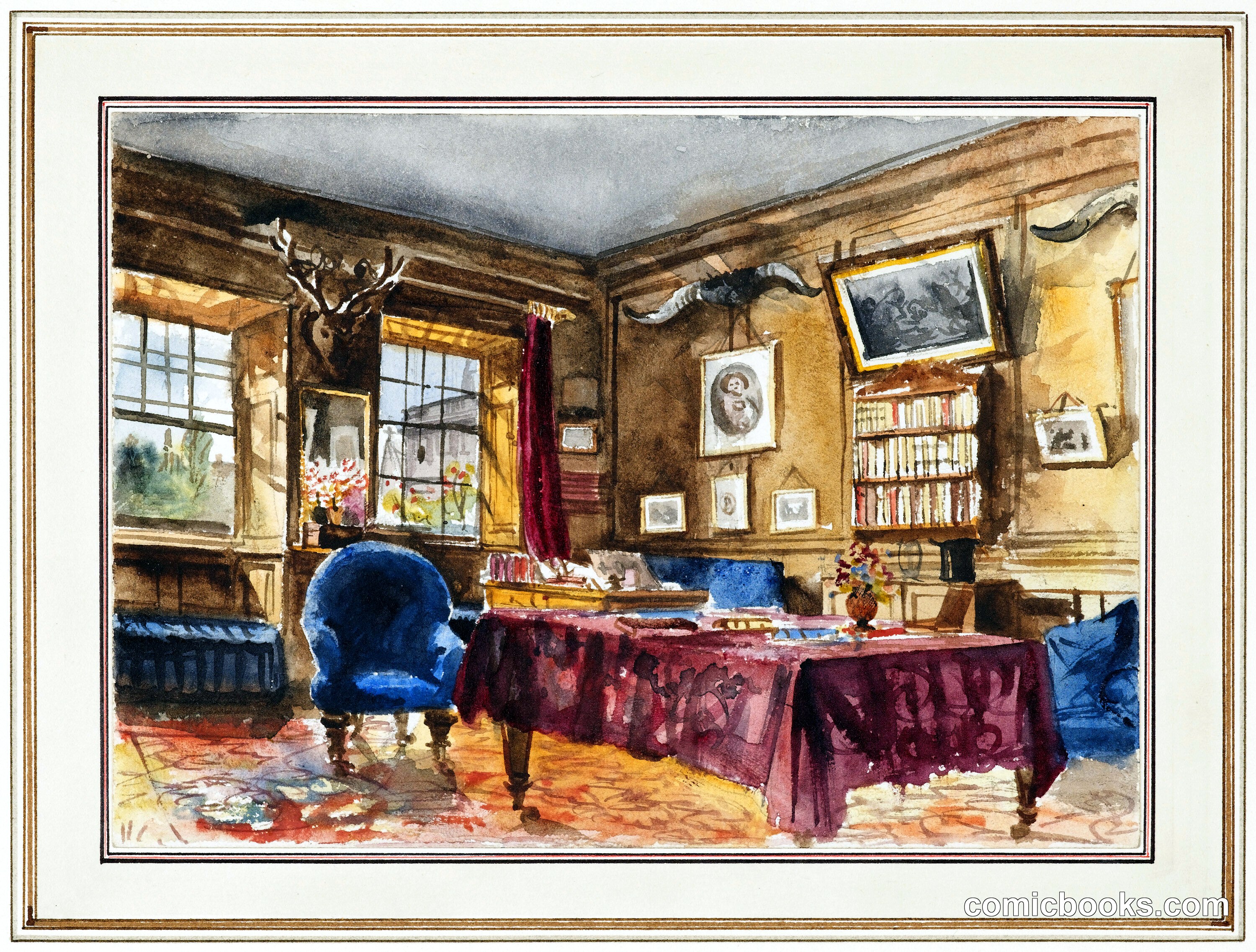 Victorian Interior Design Study