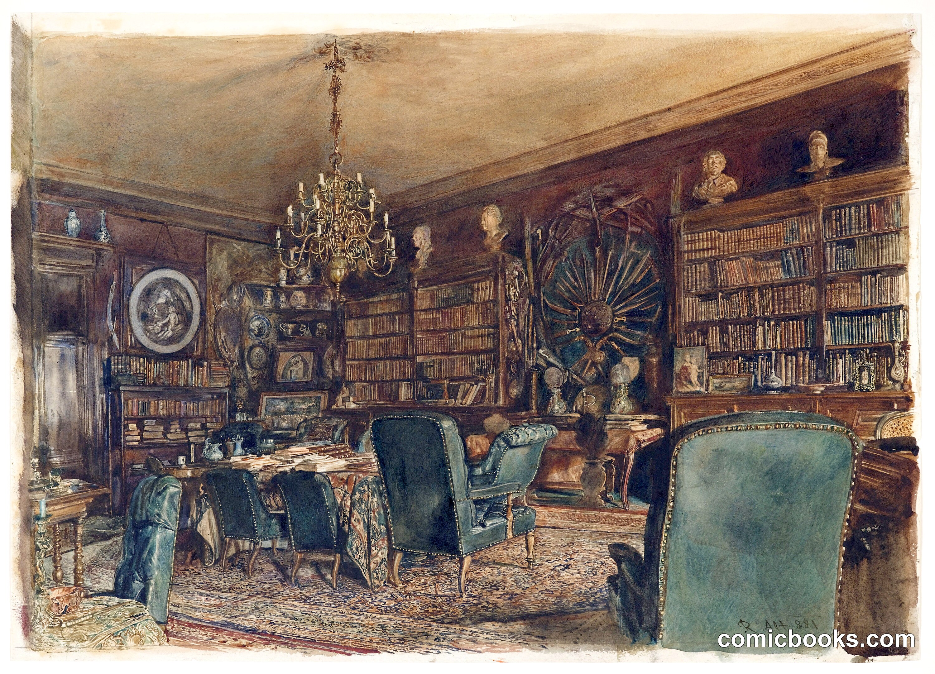 The Library of Count Lanckoronski, Vienna