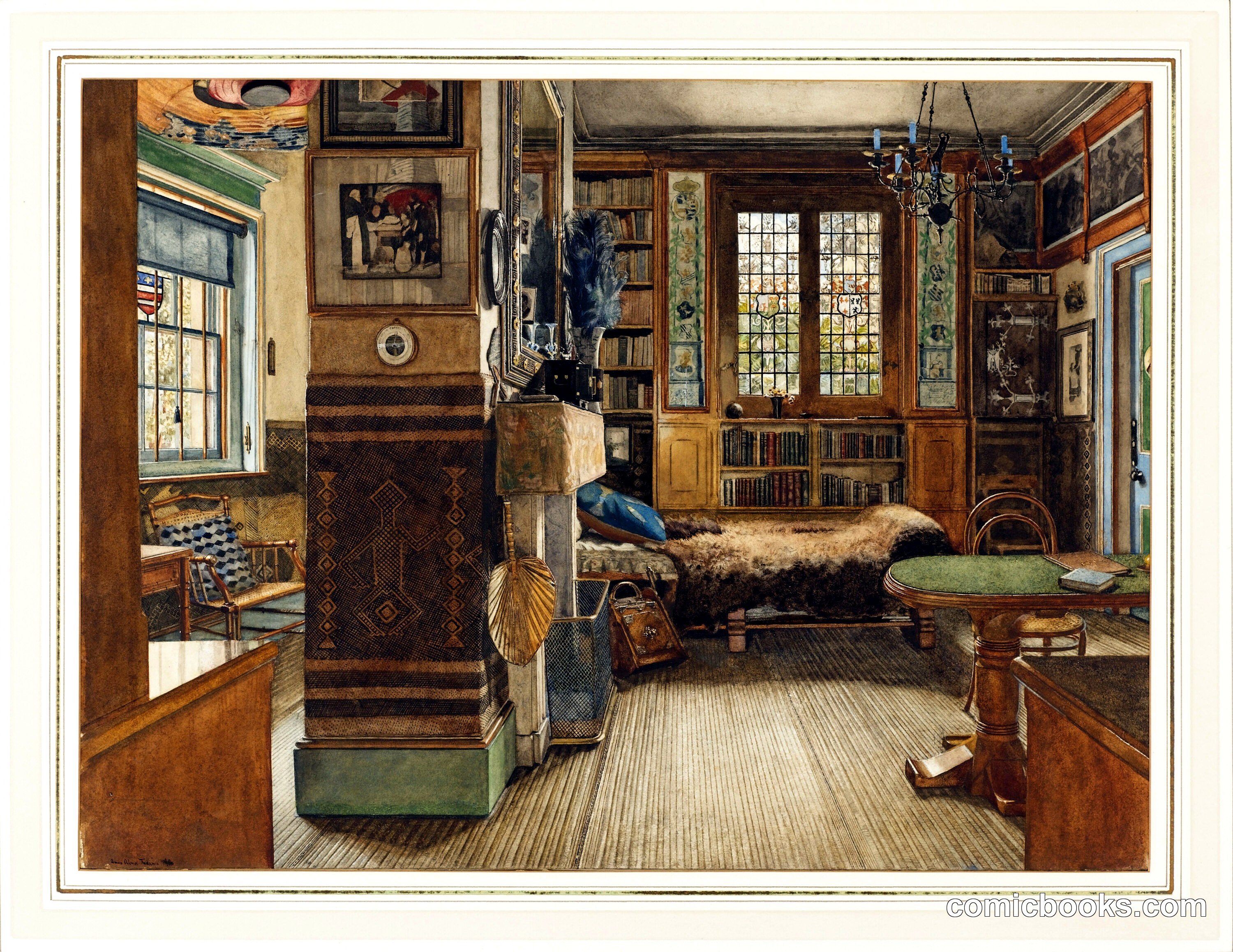 Sir Lawrence Alma-Tadema's Study, Townshend House, London