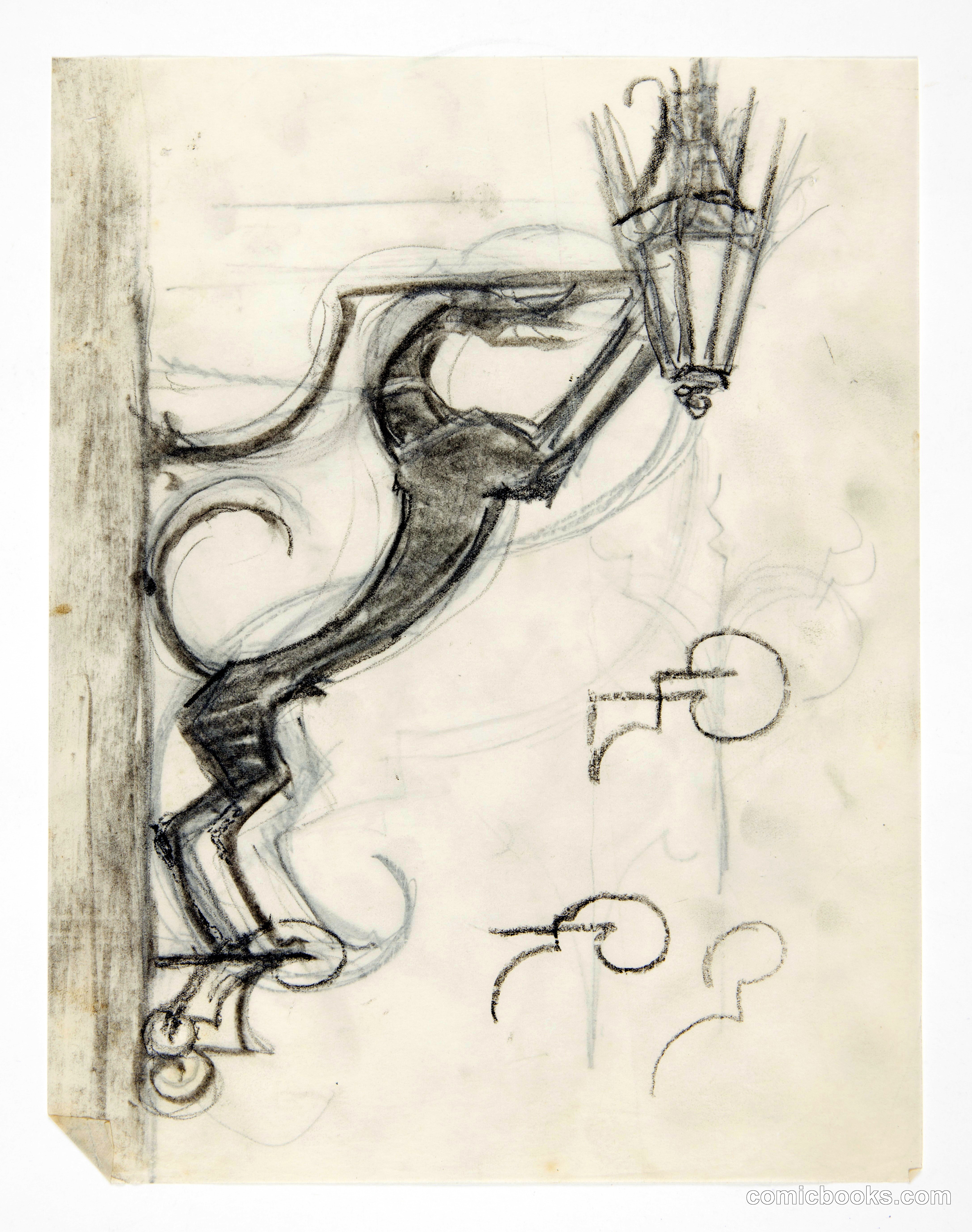 Design for Sconce, Hound