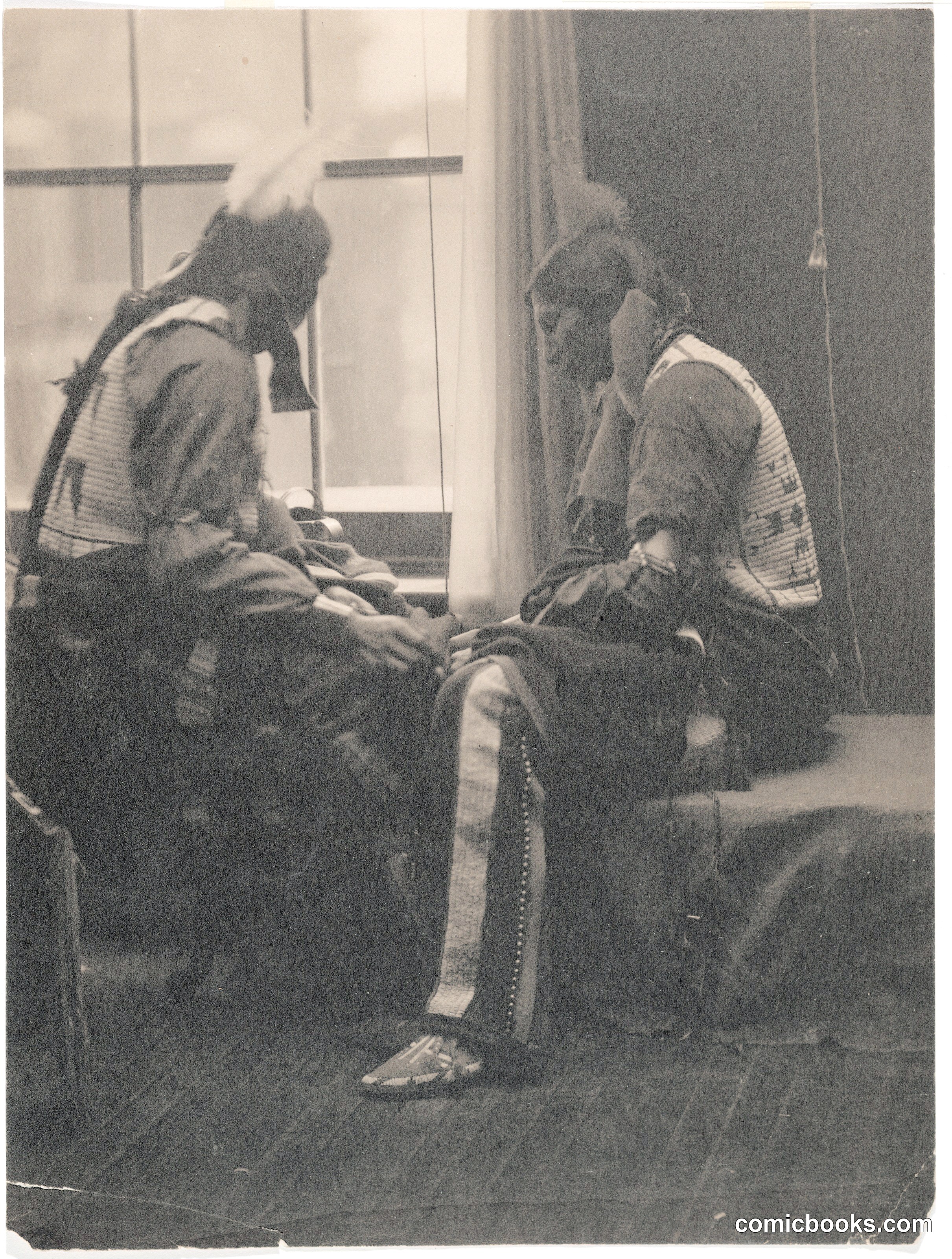 Sioux Indians Drawing in Käsebier's Studio