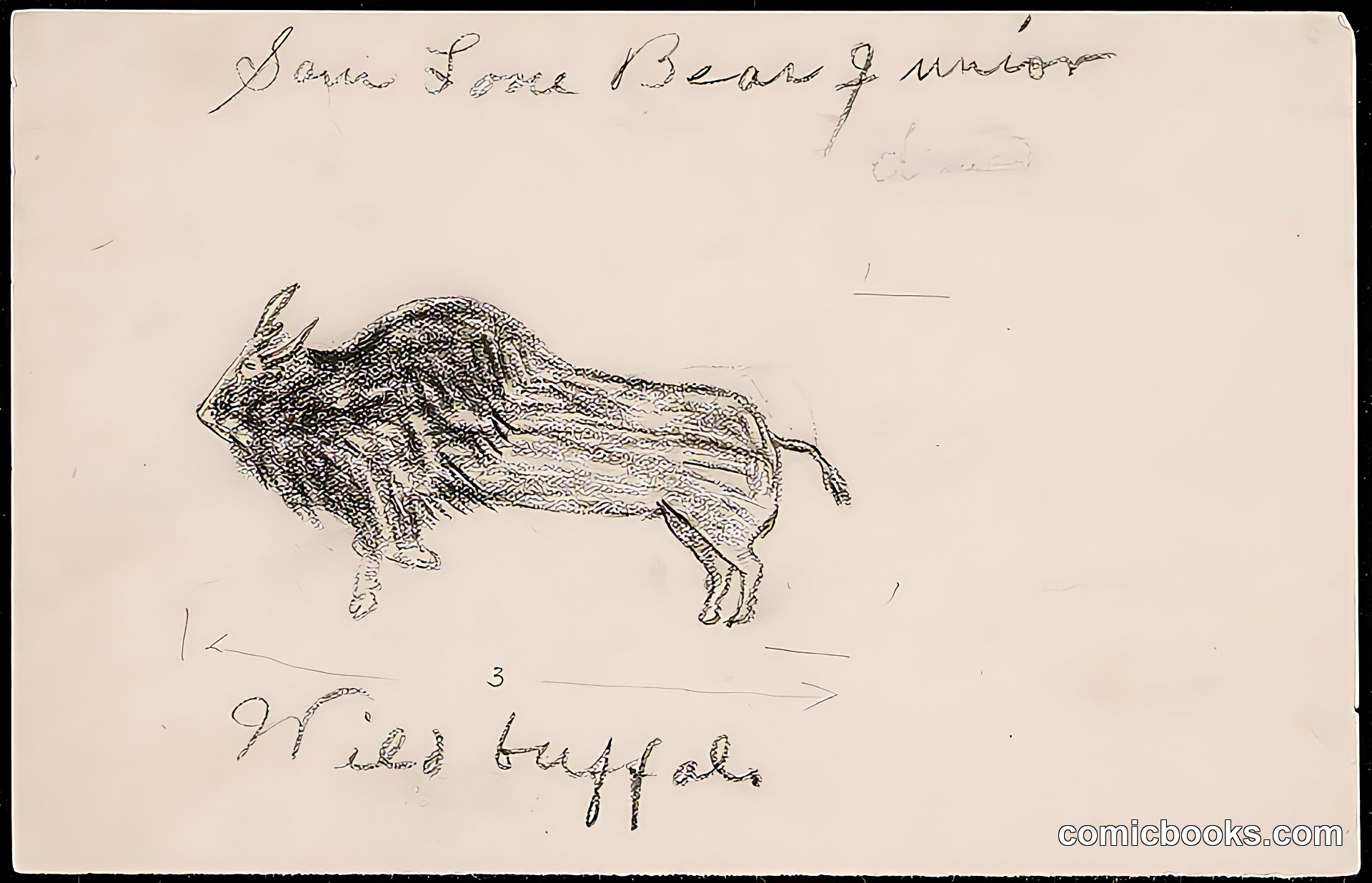 Sioux Indian Drawing by Joe Black Fox