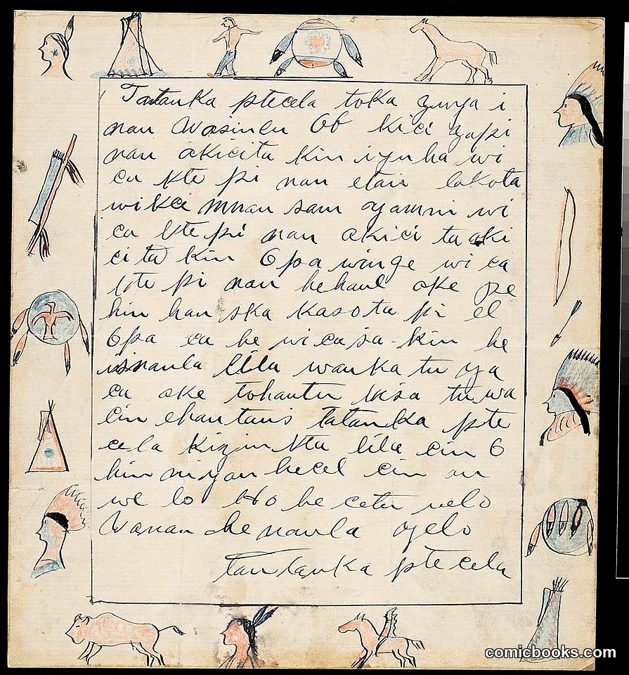 The Story of the Custer Fight Told in Sioux