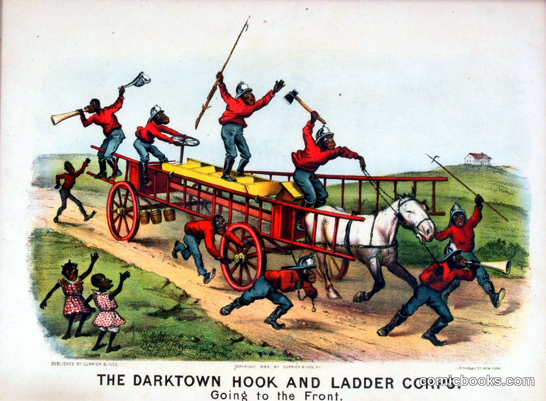 The Darktown Hook and Ladder Corps: Going to the Front