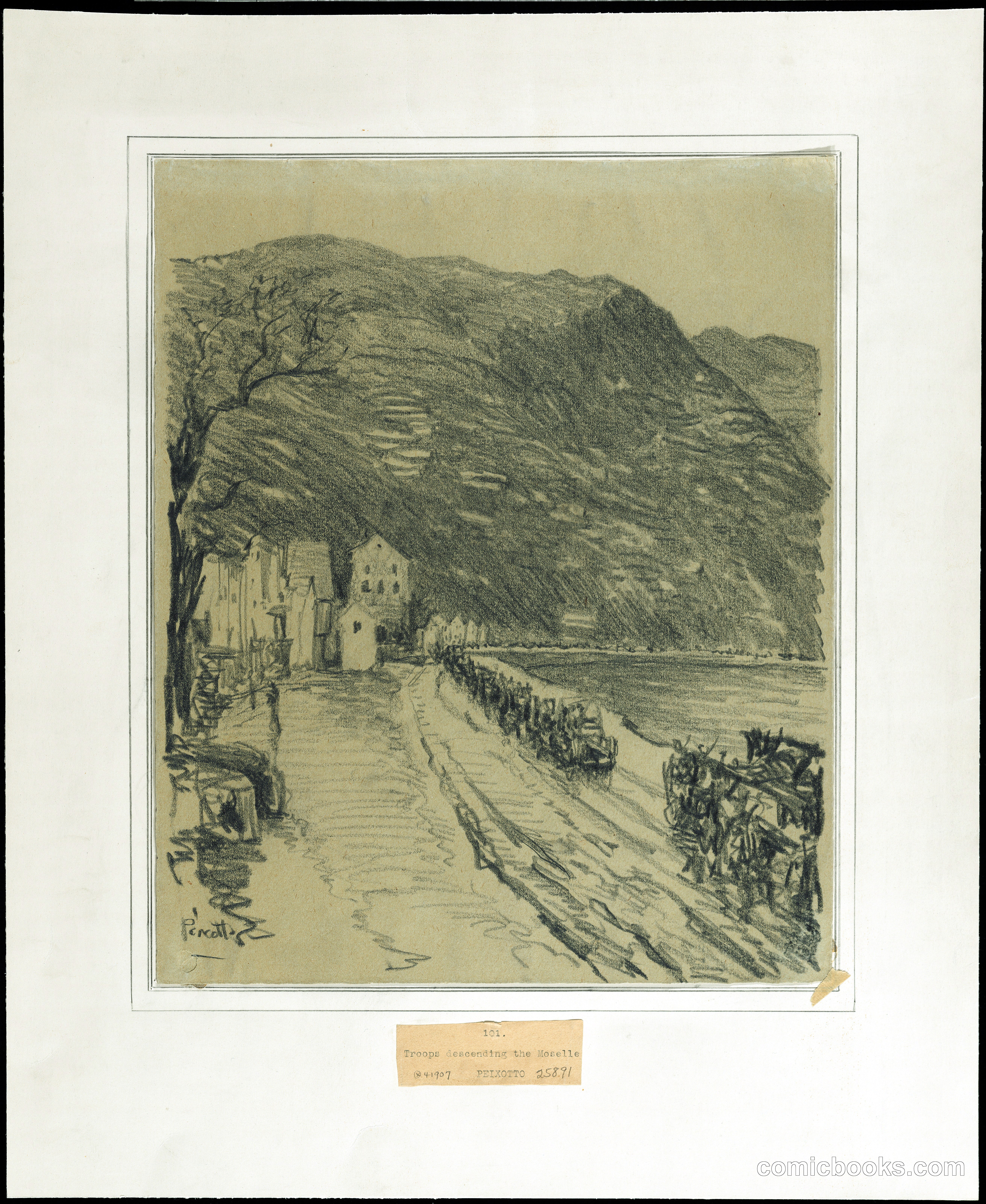 Troops Descending the Moselle