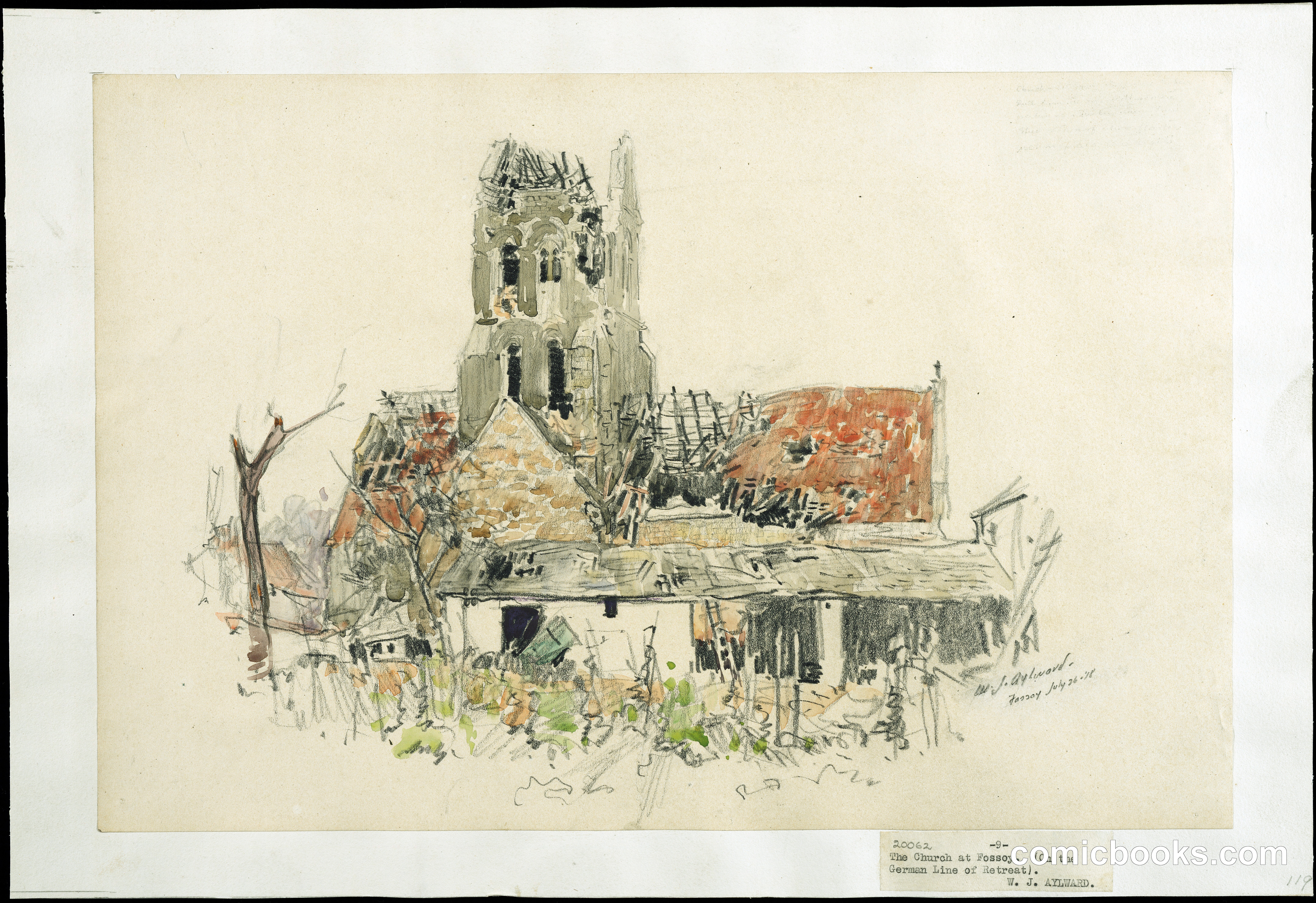 The Church at Fossoy (On the German Line of Retreat)