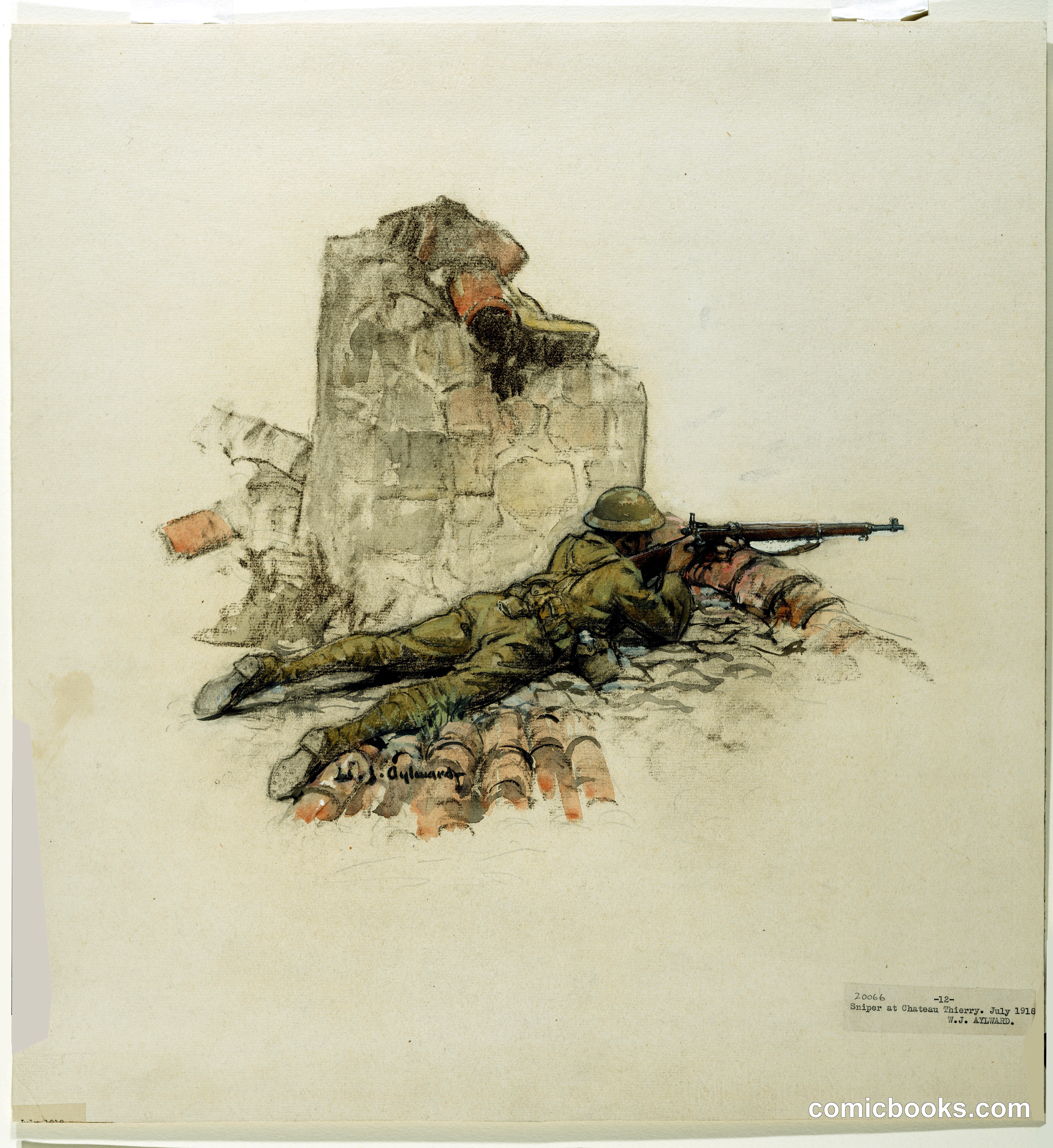 Sniper at Chateau Thierry