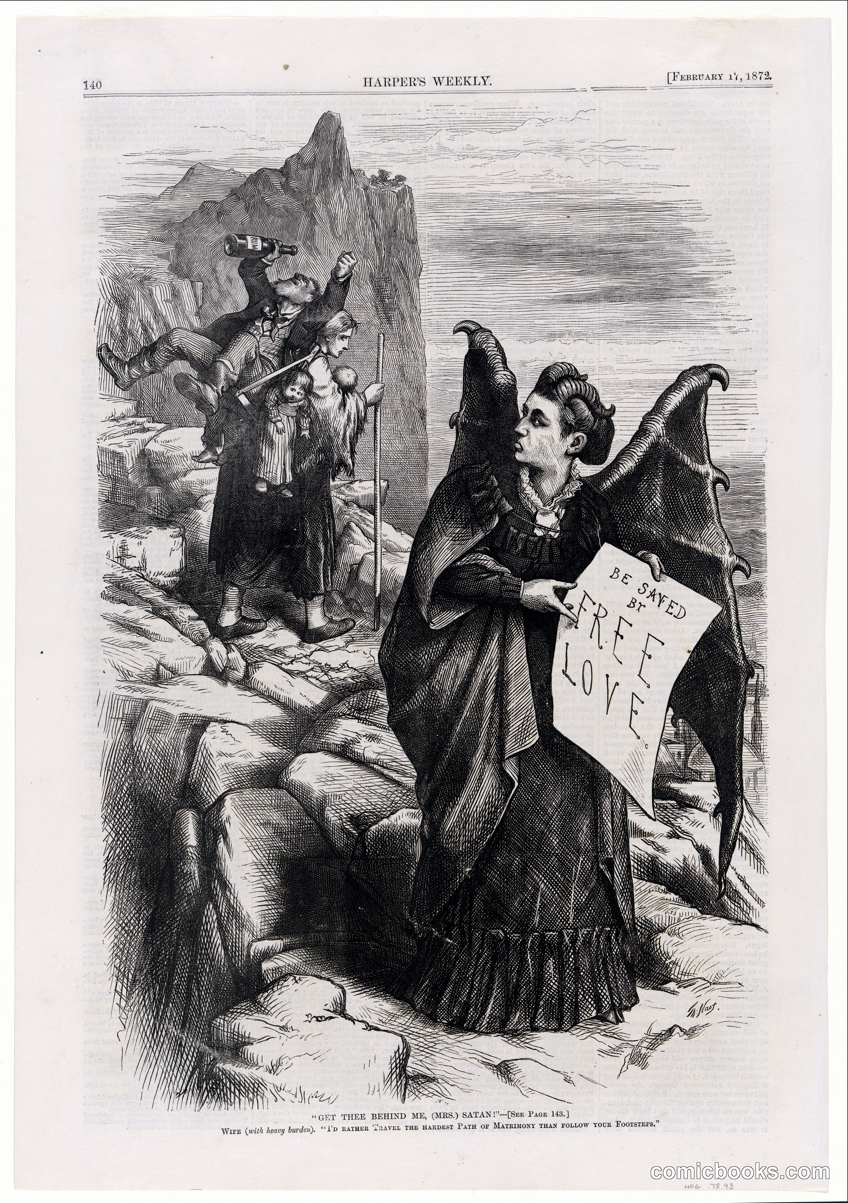 Get Thee Behind Me, (Mrs.) Satan!