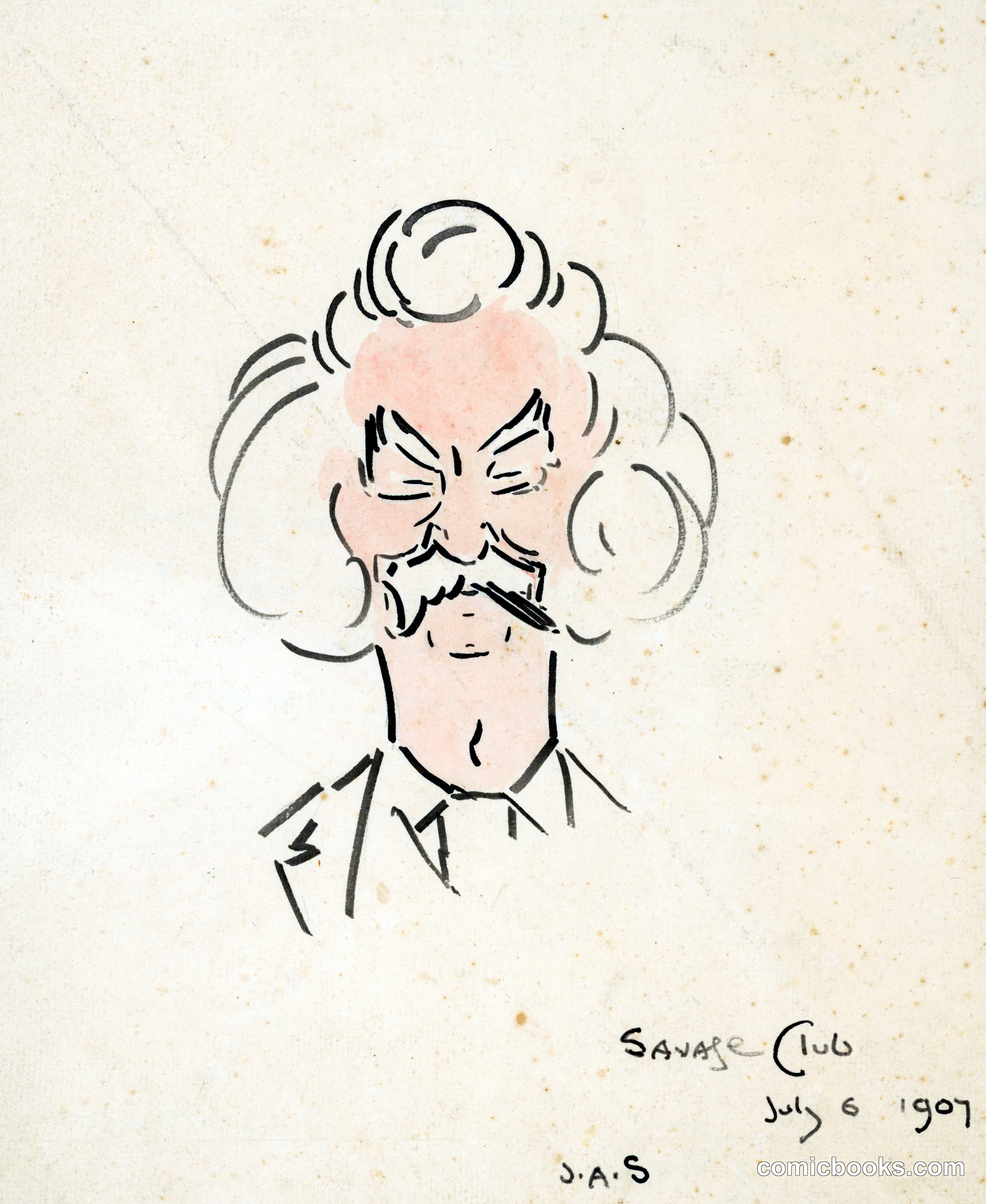 Portrait of Samuel Clemens