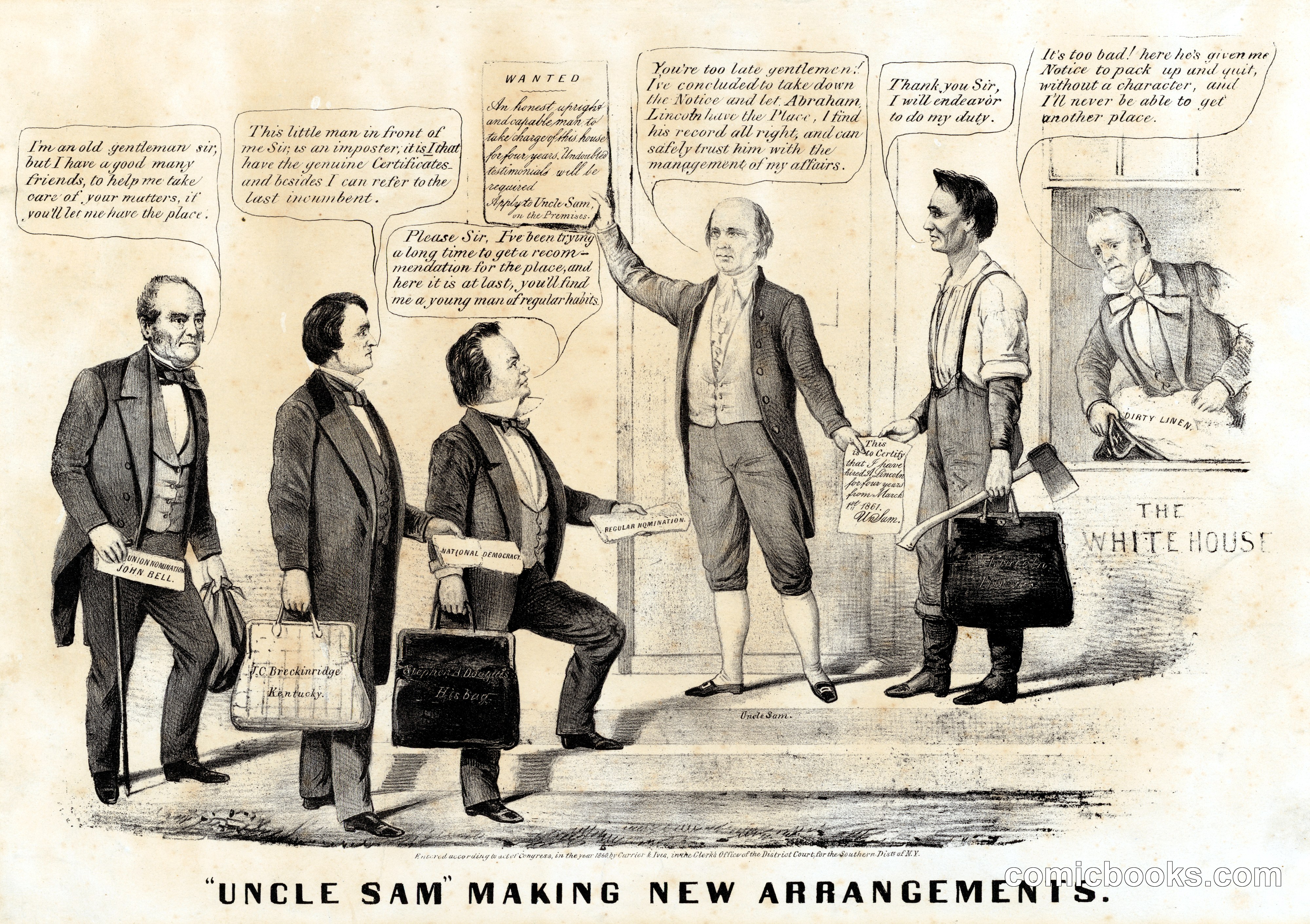 Uncle Sam Making New Arrangements