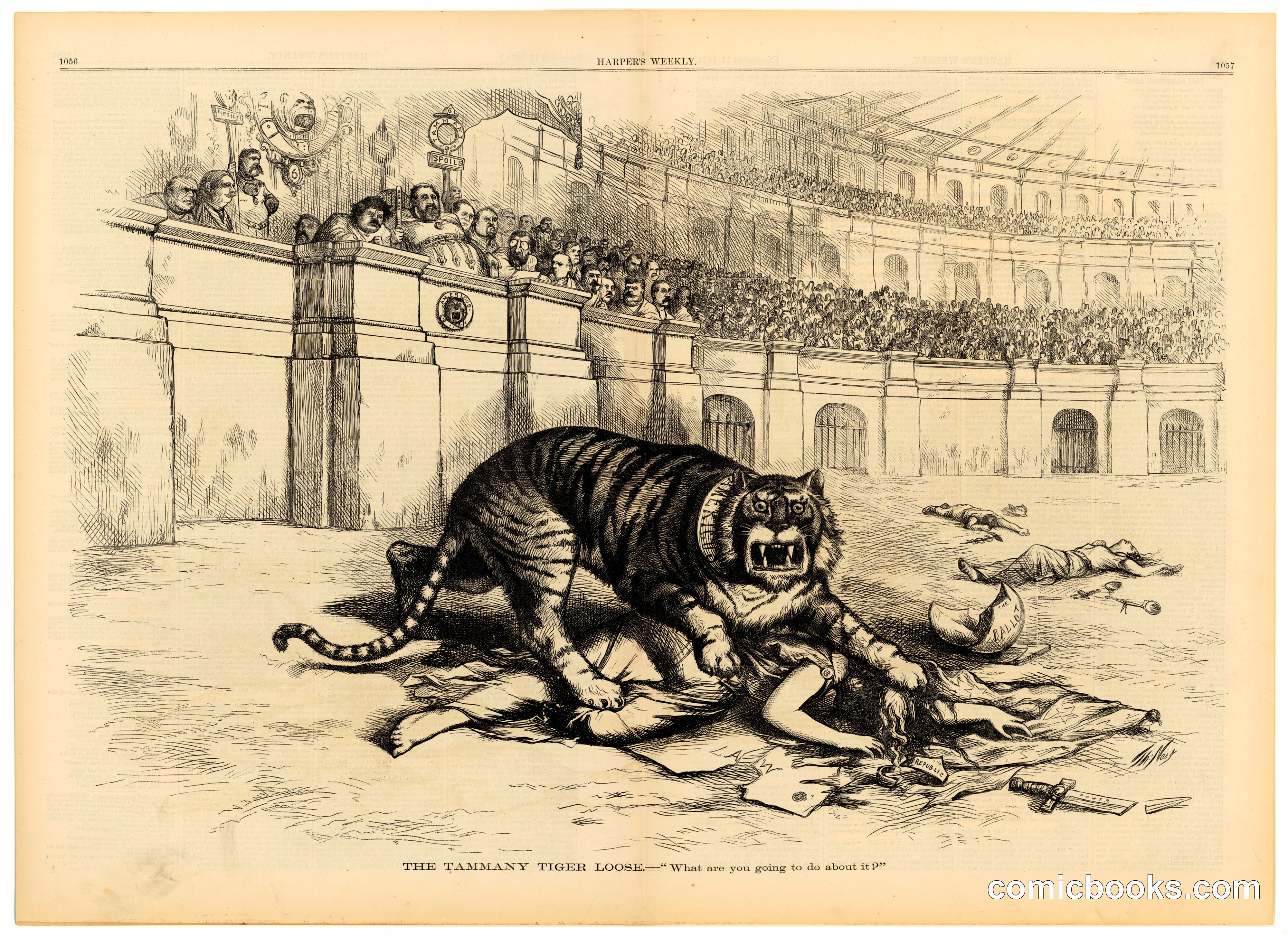 The Tammany Tiger Loose