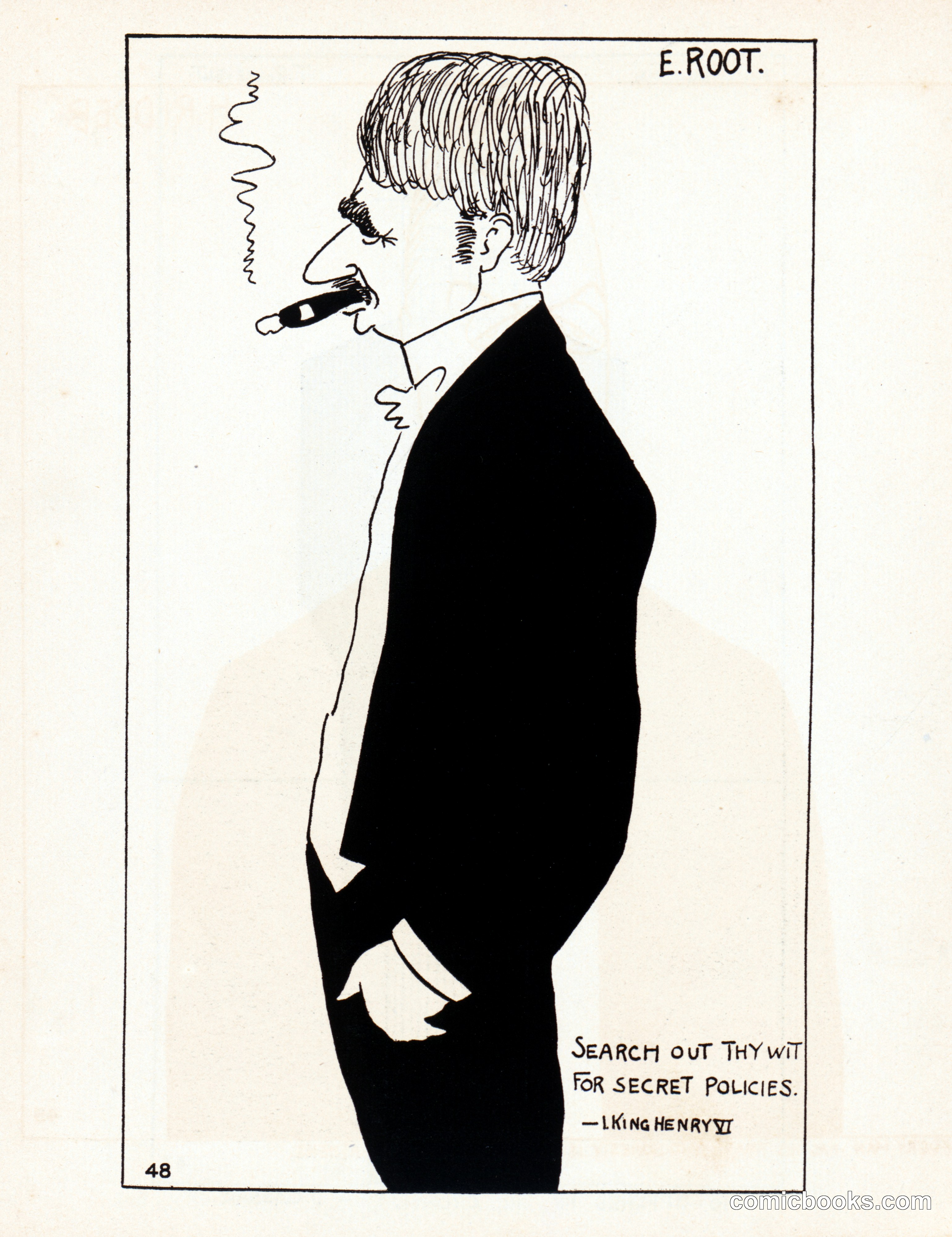 Political Caricature: Elihu Root